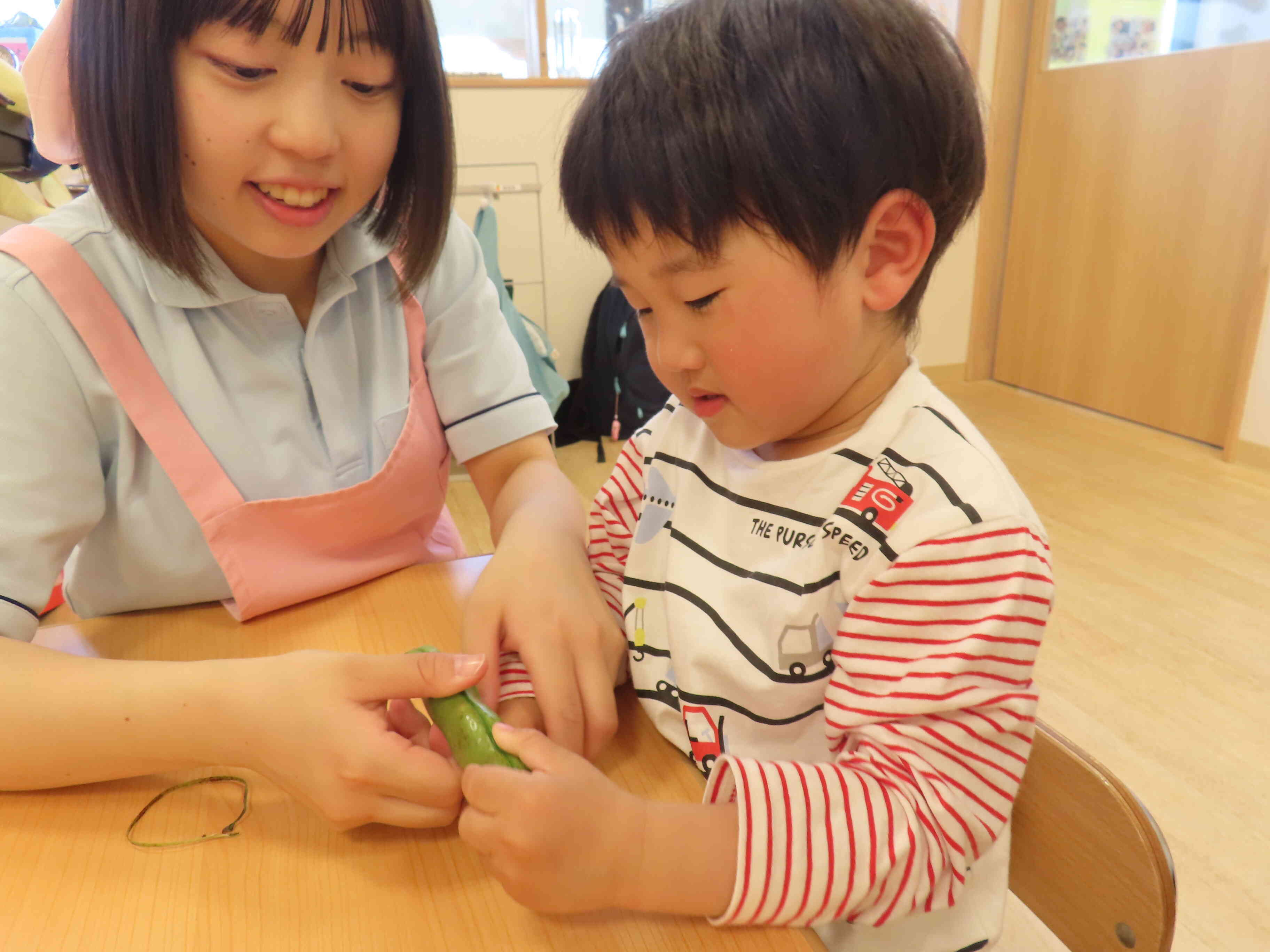 5月の食育活動（うさぎ組）