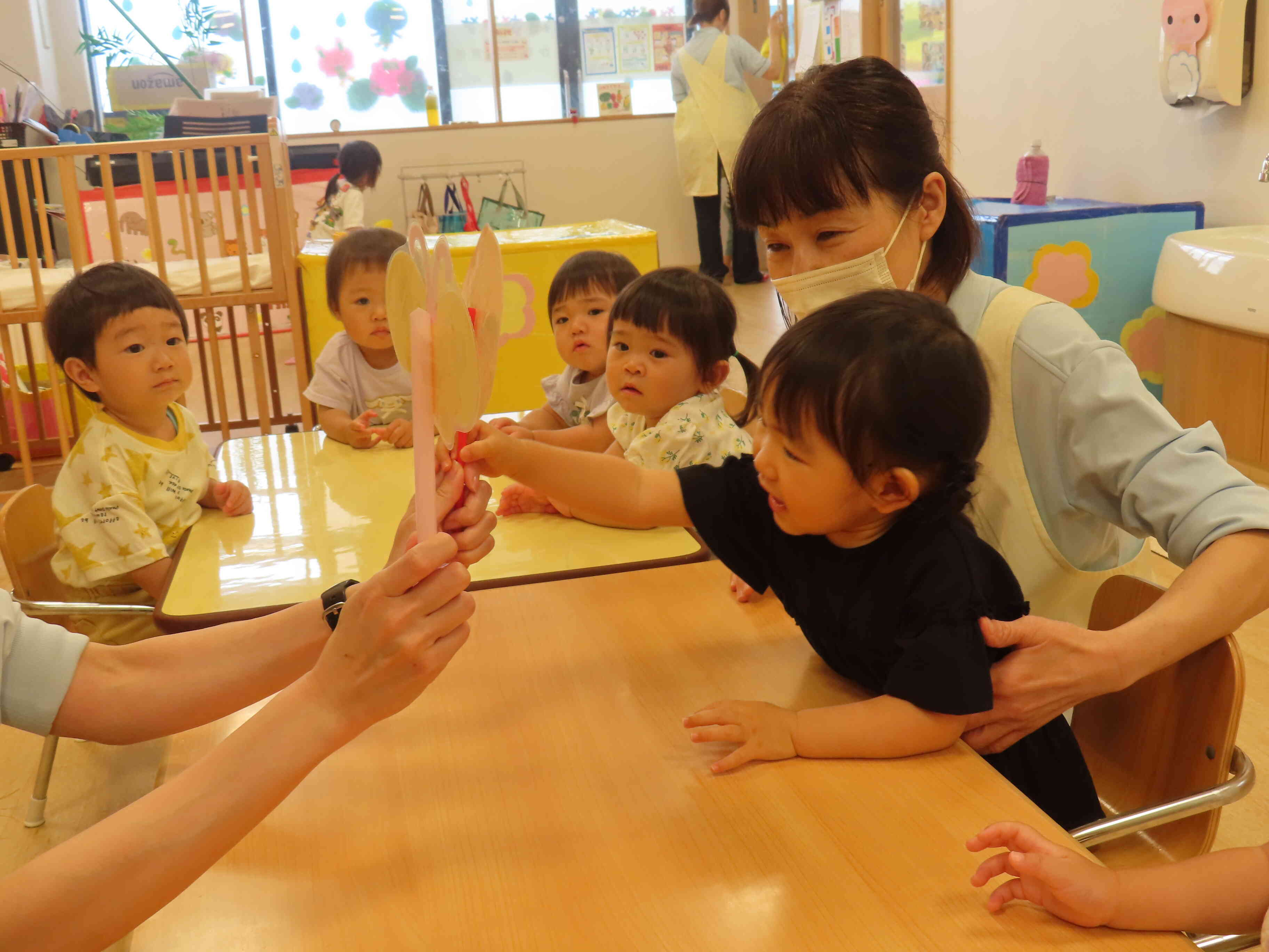 朝の会でお名前呼びも参加（＾＾）