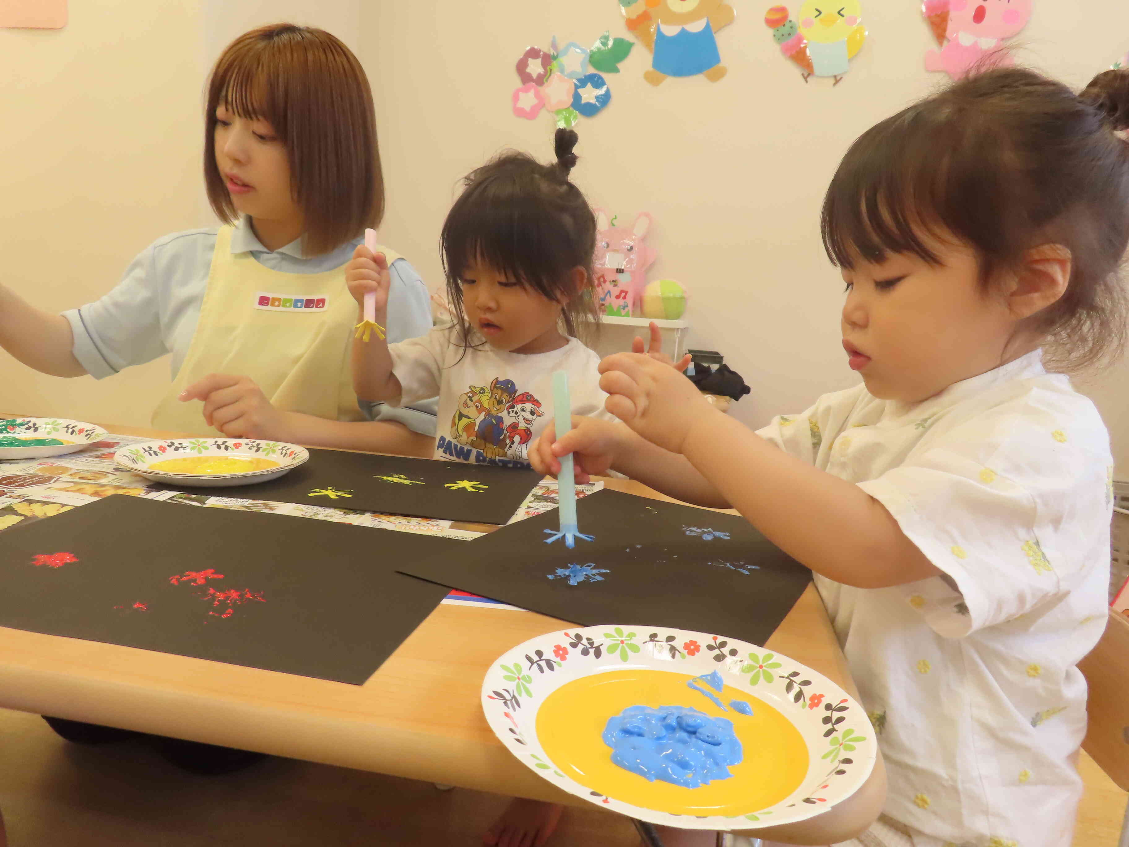 7月の製作活動（うさぎ組）