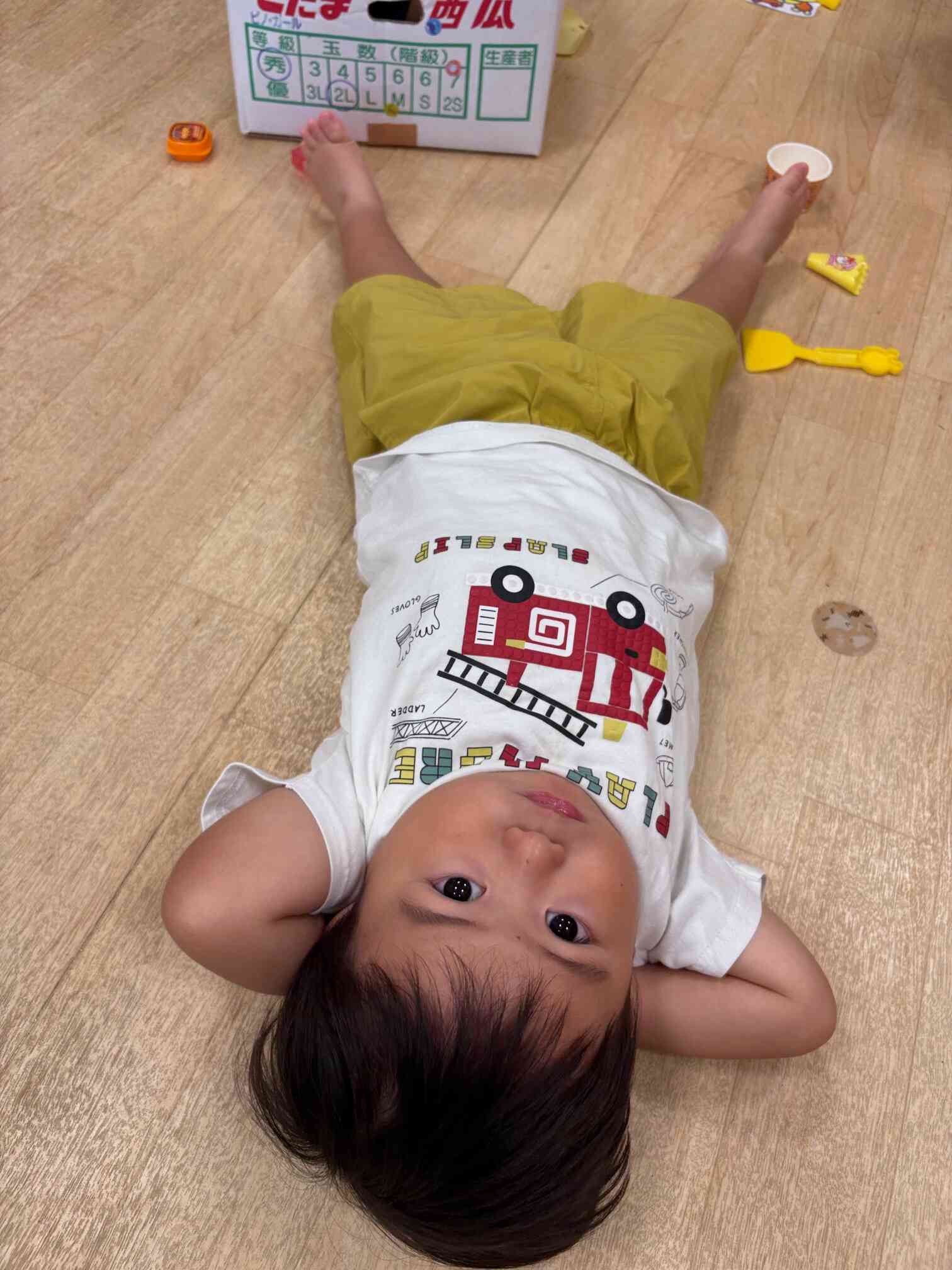 何して遊ぼうかな～と考え中かな？(笑)