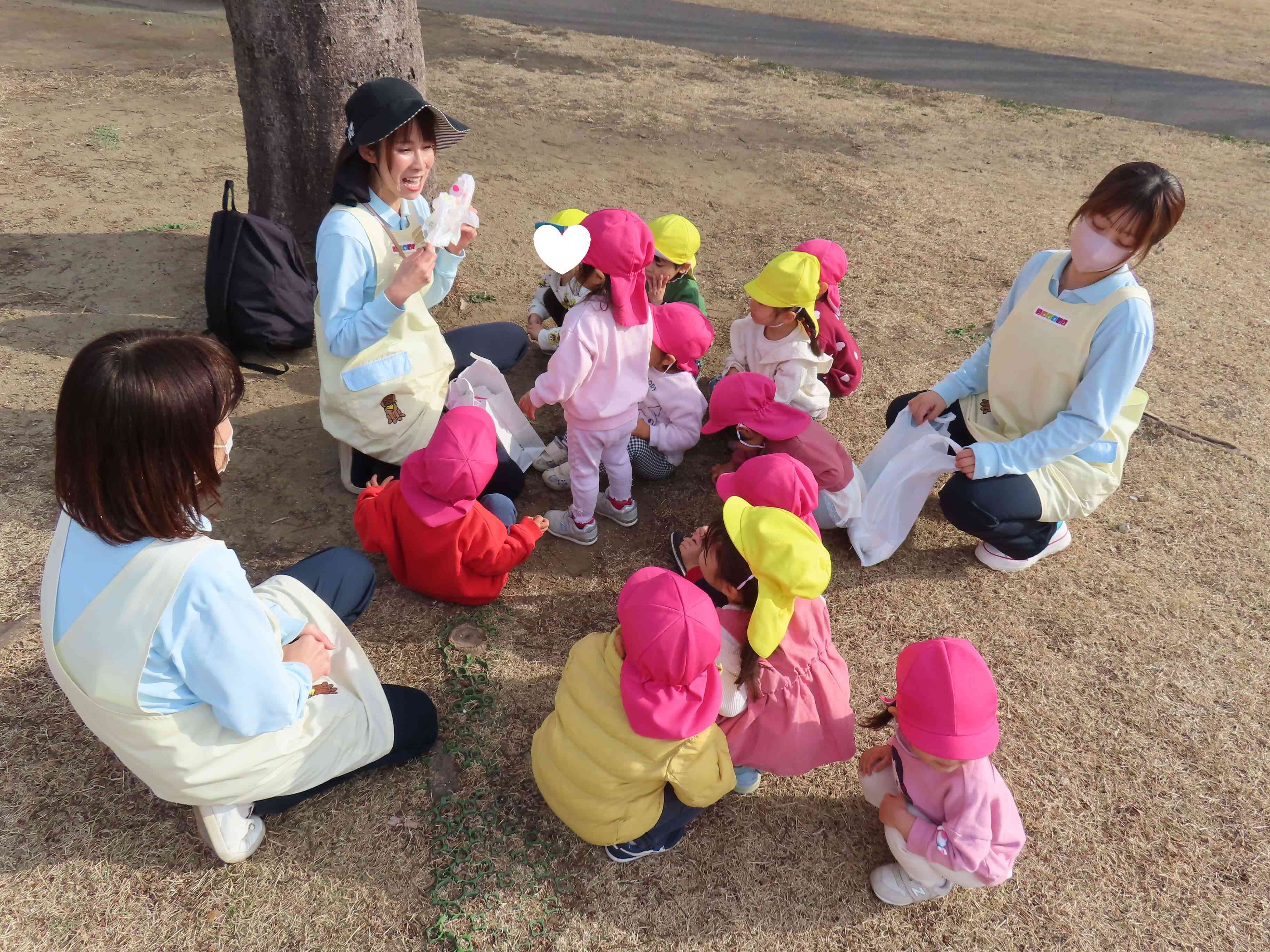 凧揚げをしたよ♪