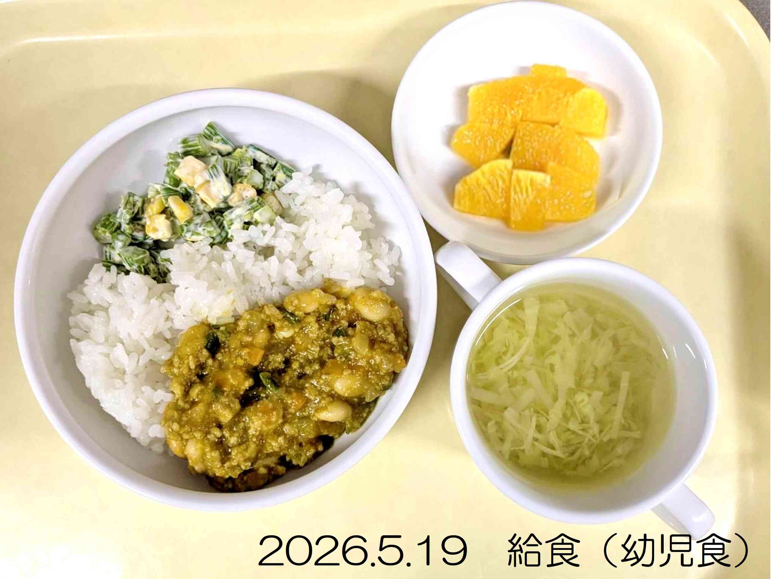 5月19日の給食（幼児食）