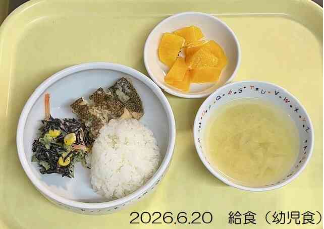 6月20日の給食（幼児食）