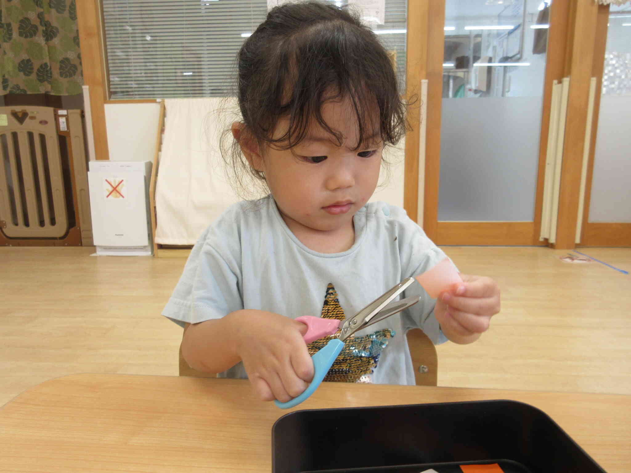 ハサミを上手に使えるよ