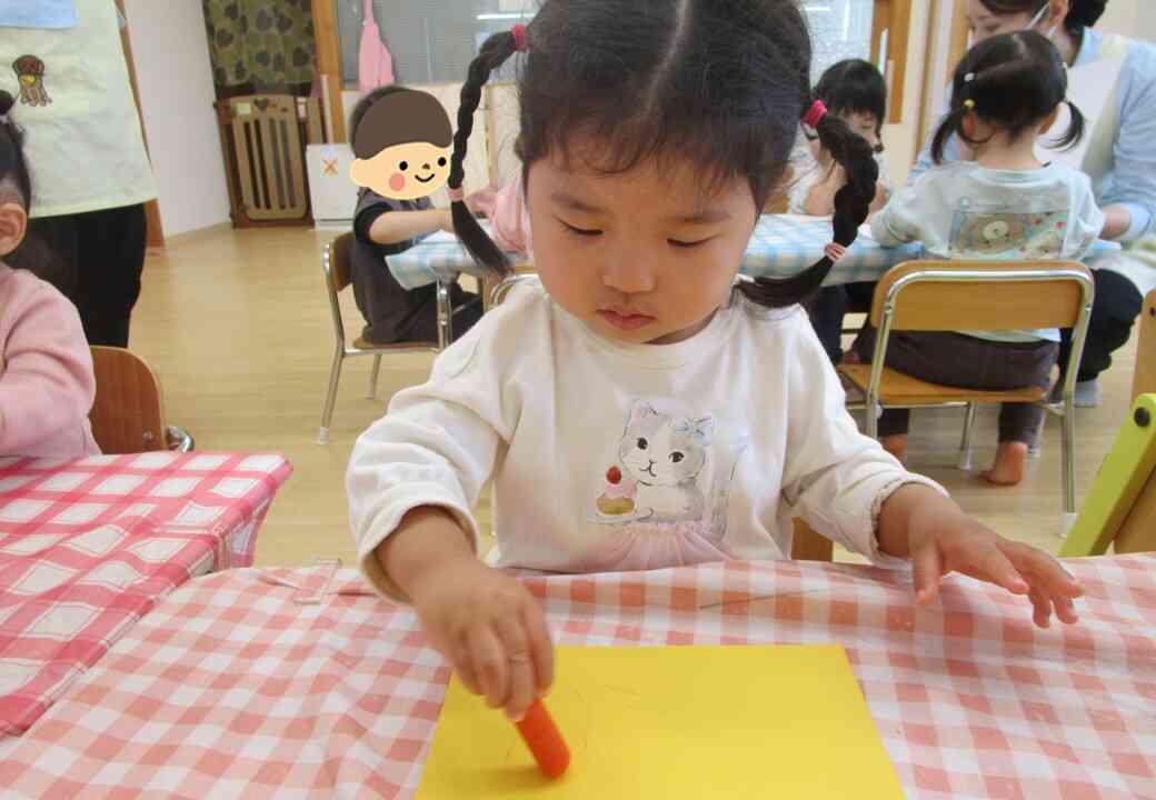 「ぐるぐるー」「トントントン」