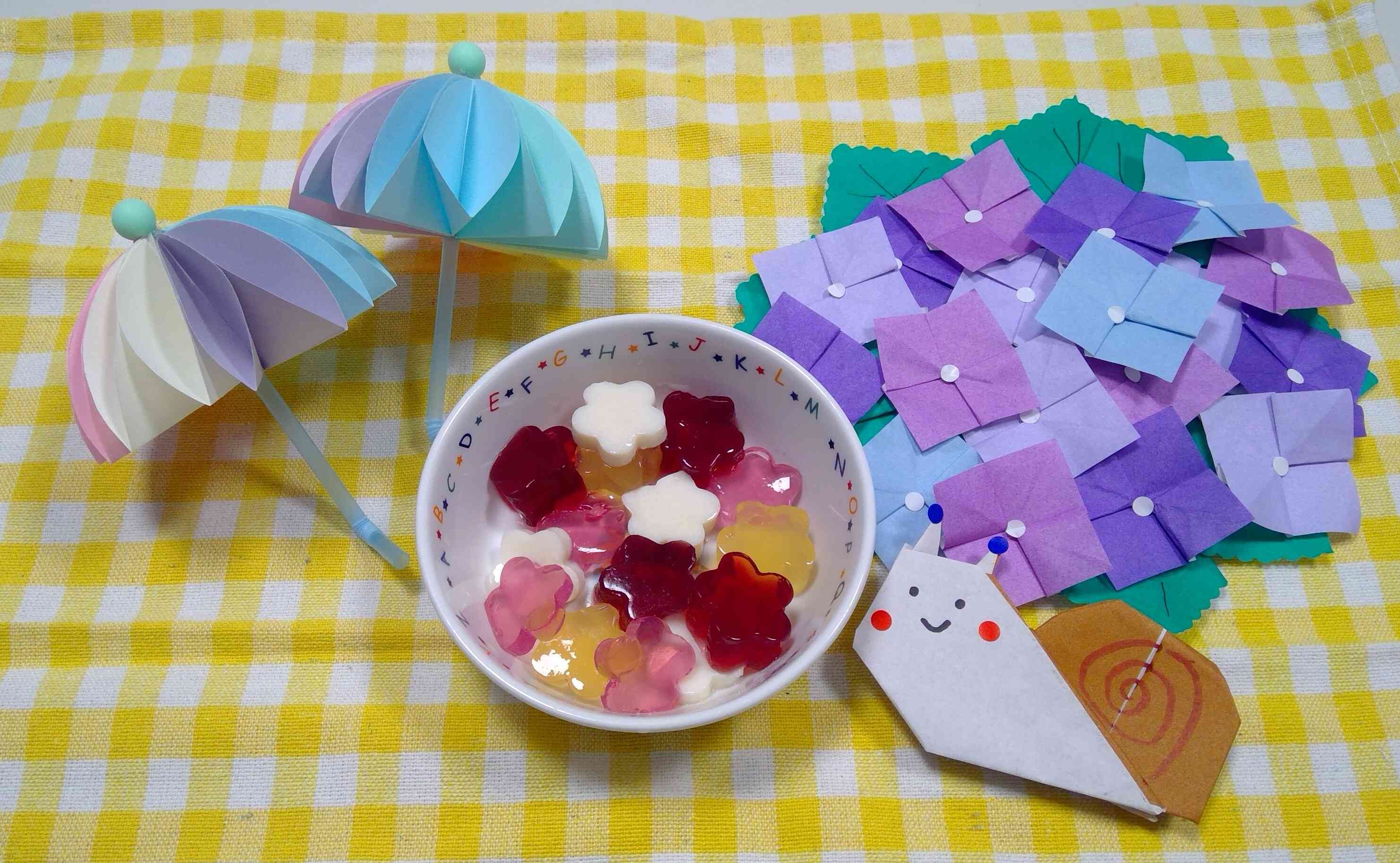 ☆あじさいゼリー☆