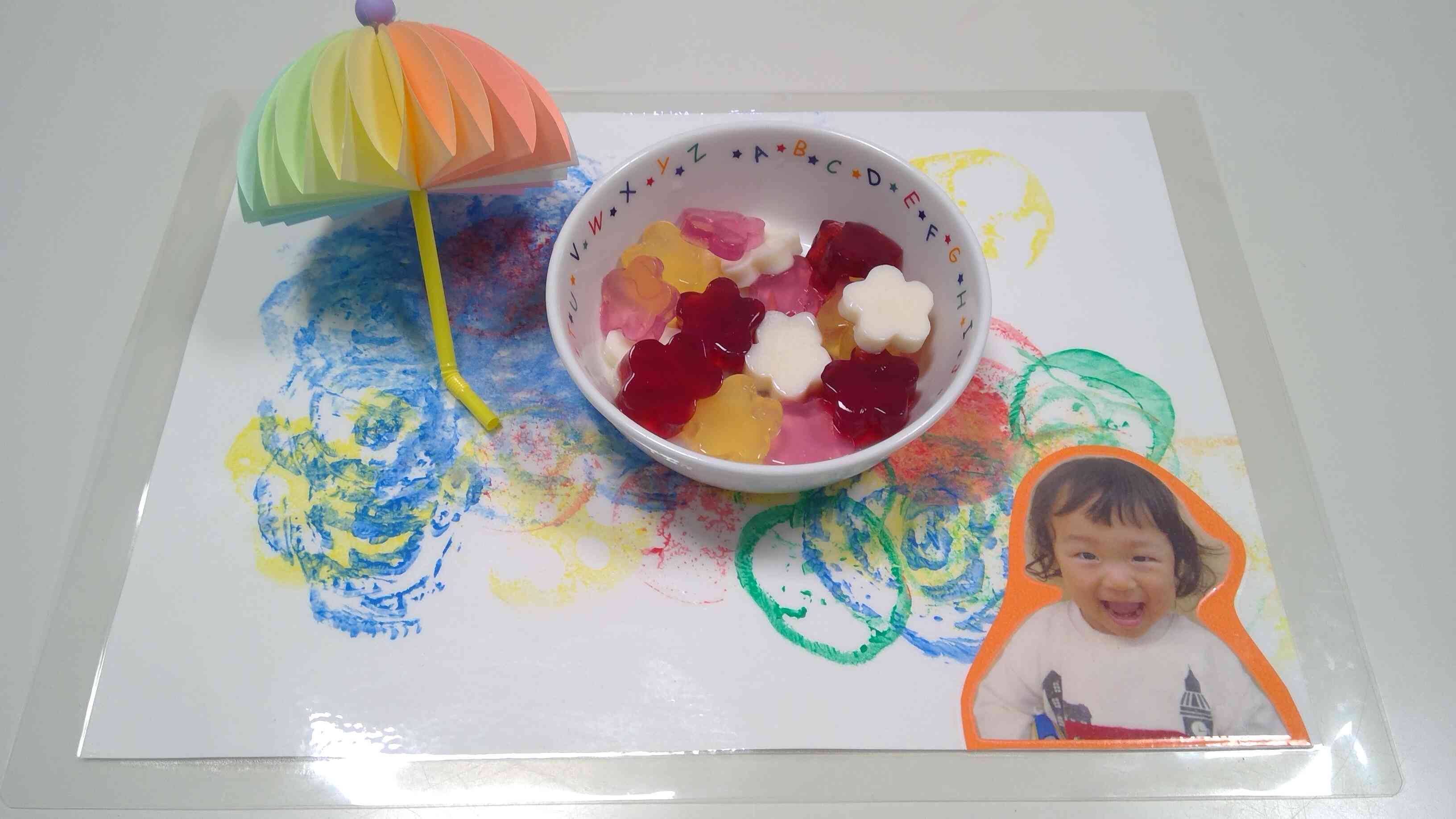 写真付きのランチョンマット可愛いね！！