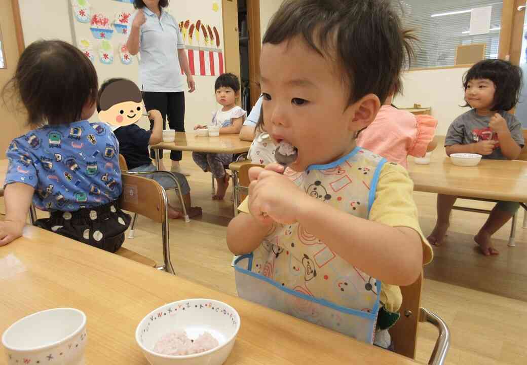 金時草の煮汁で炊いたご飯美味しいよ！