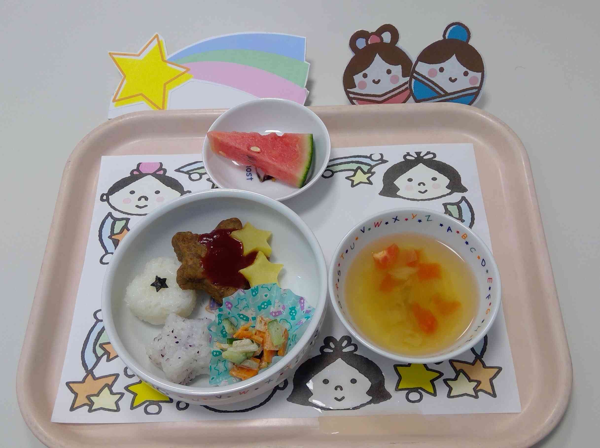 七夕の給食☆