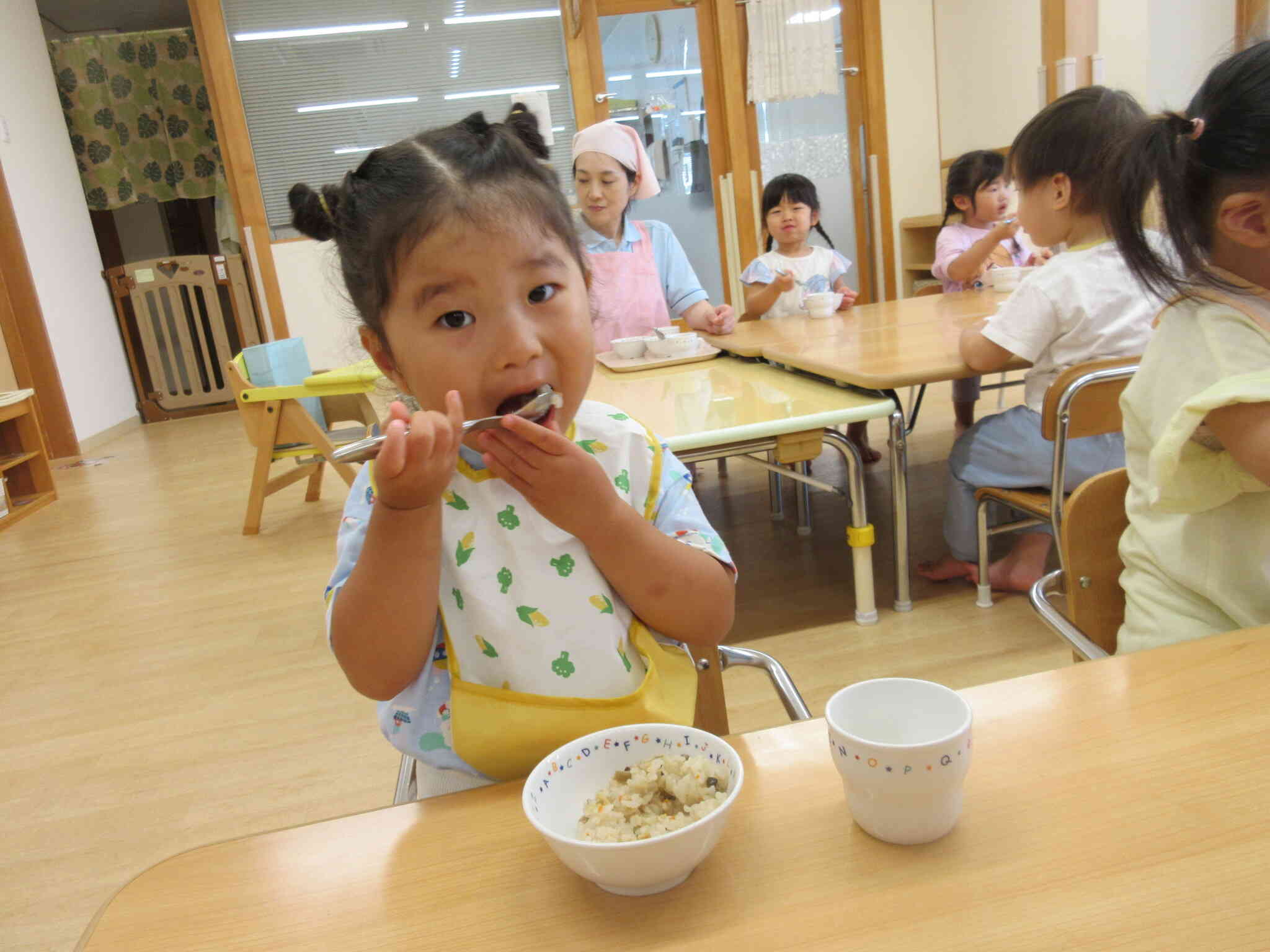 きのこご飯にして食べました。