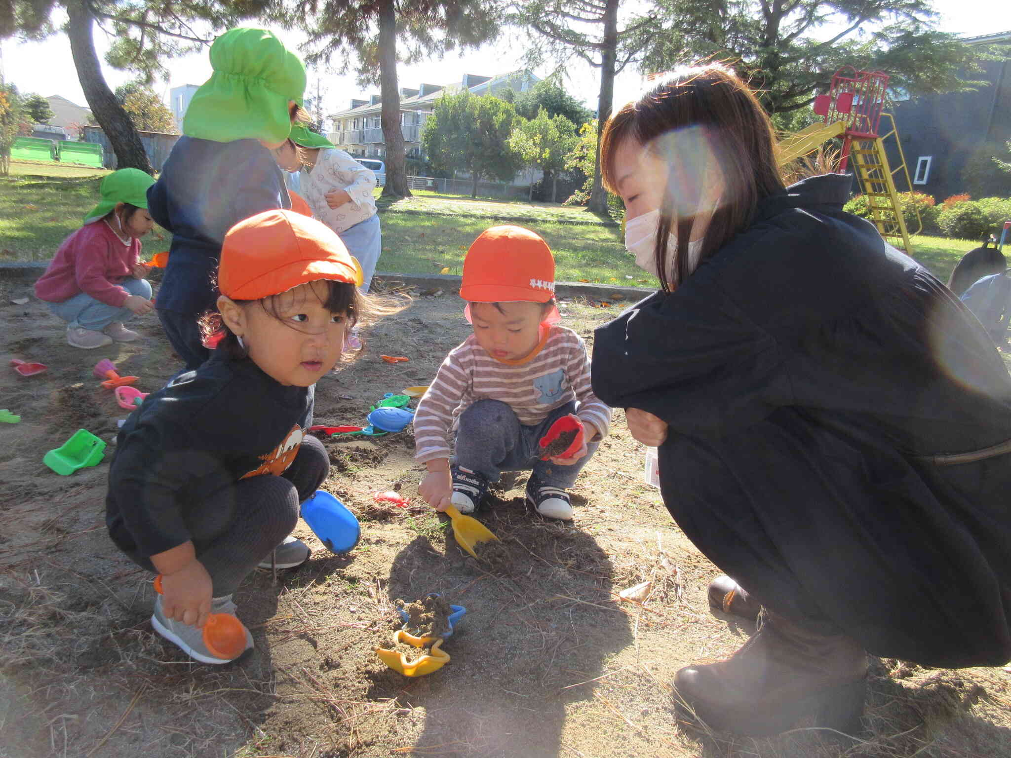 保育参加の様子（1歳児）①