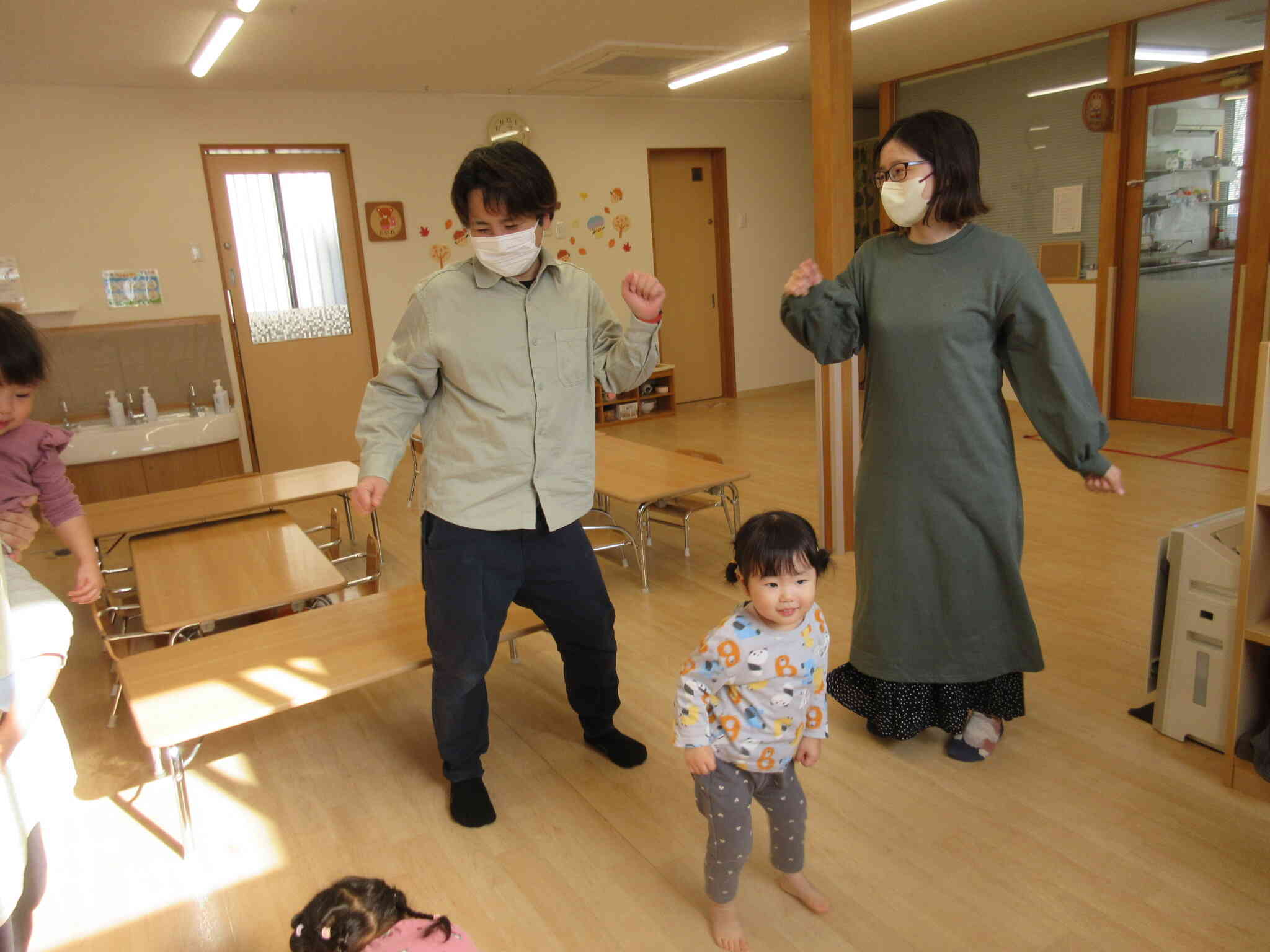 保育参加の様子②（2歳児）