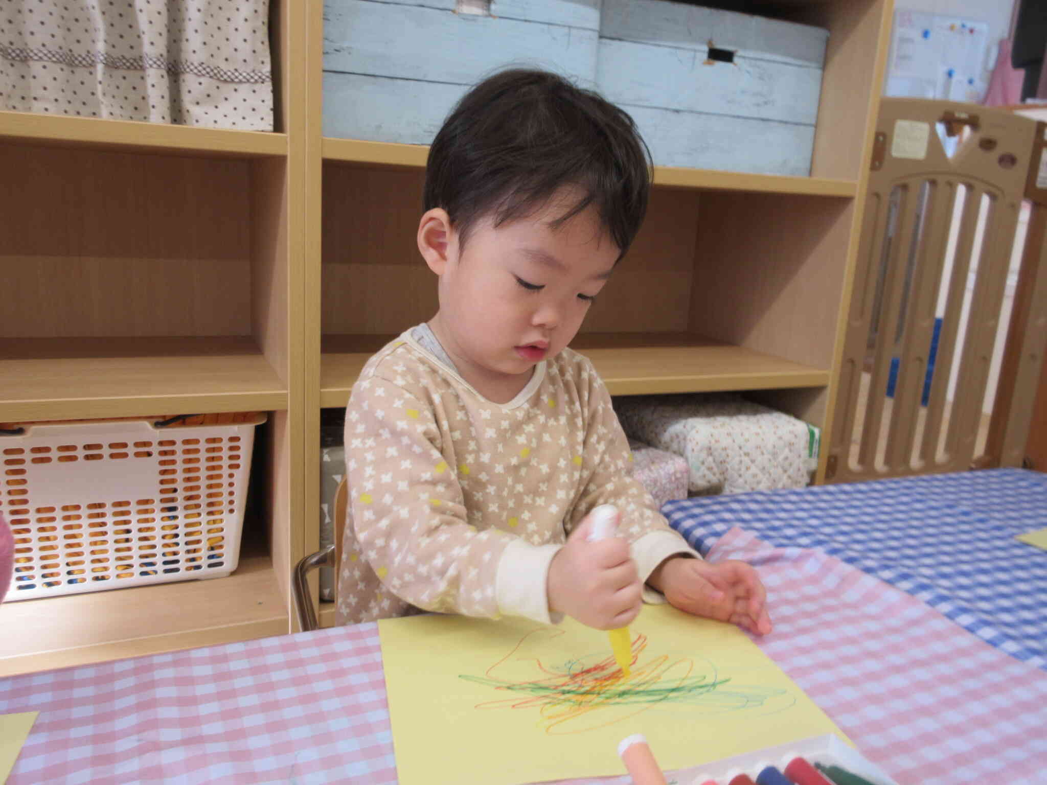 初めてマジックペンを使いました