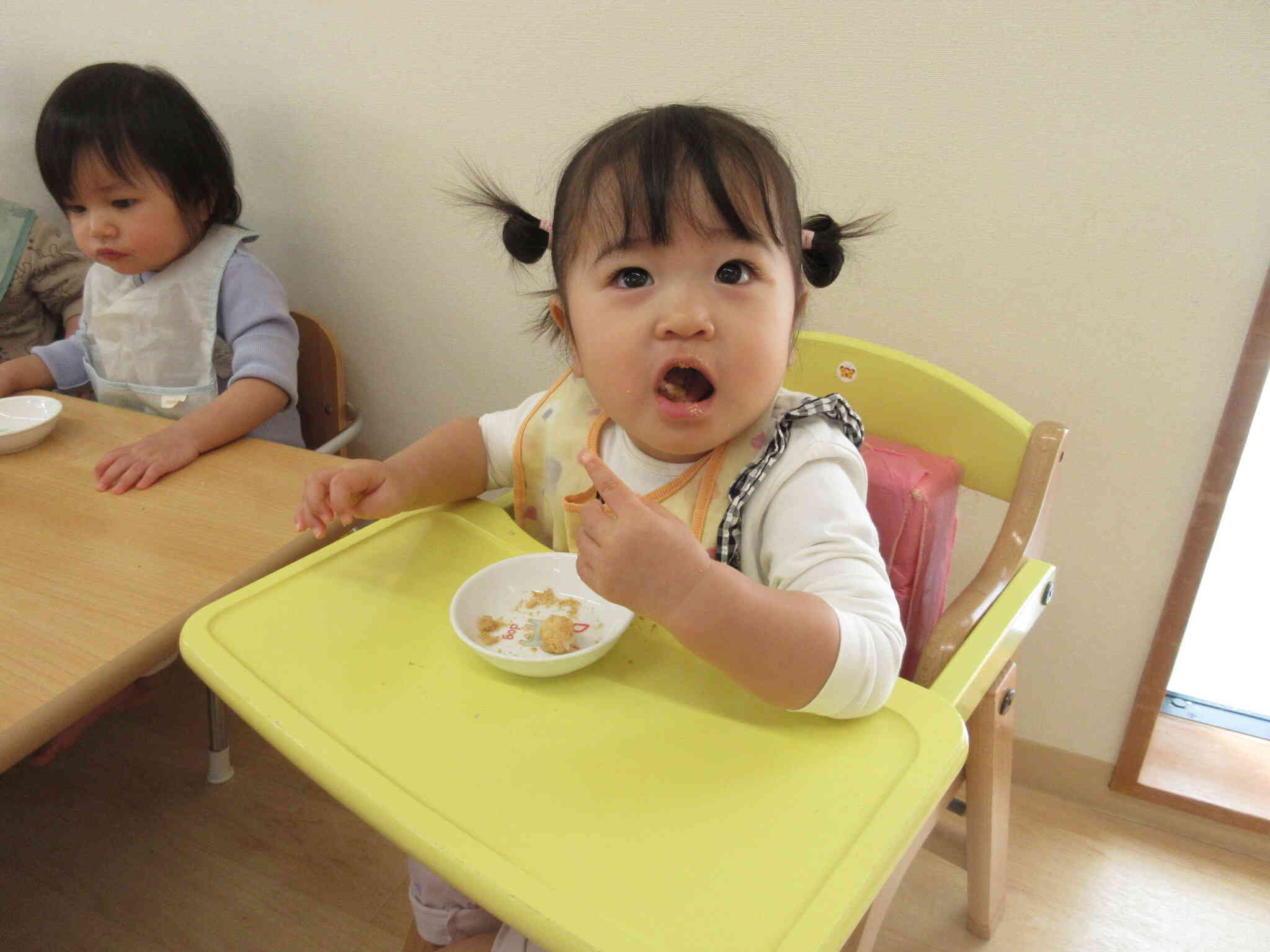 きなこおにぎりを食べました♪