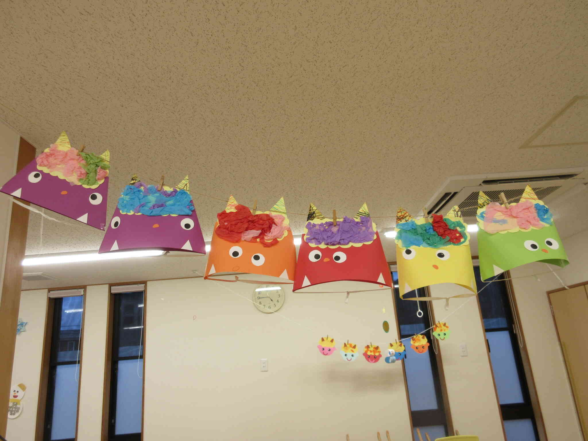 鬼さん帽子の完成です！