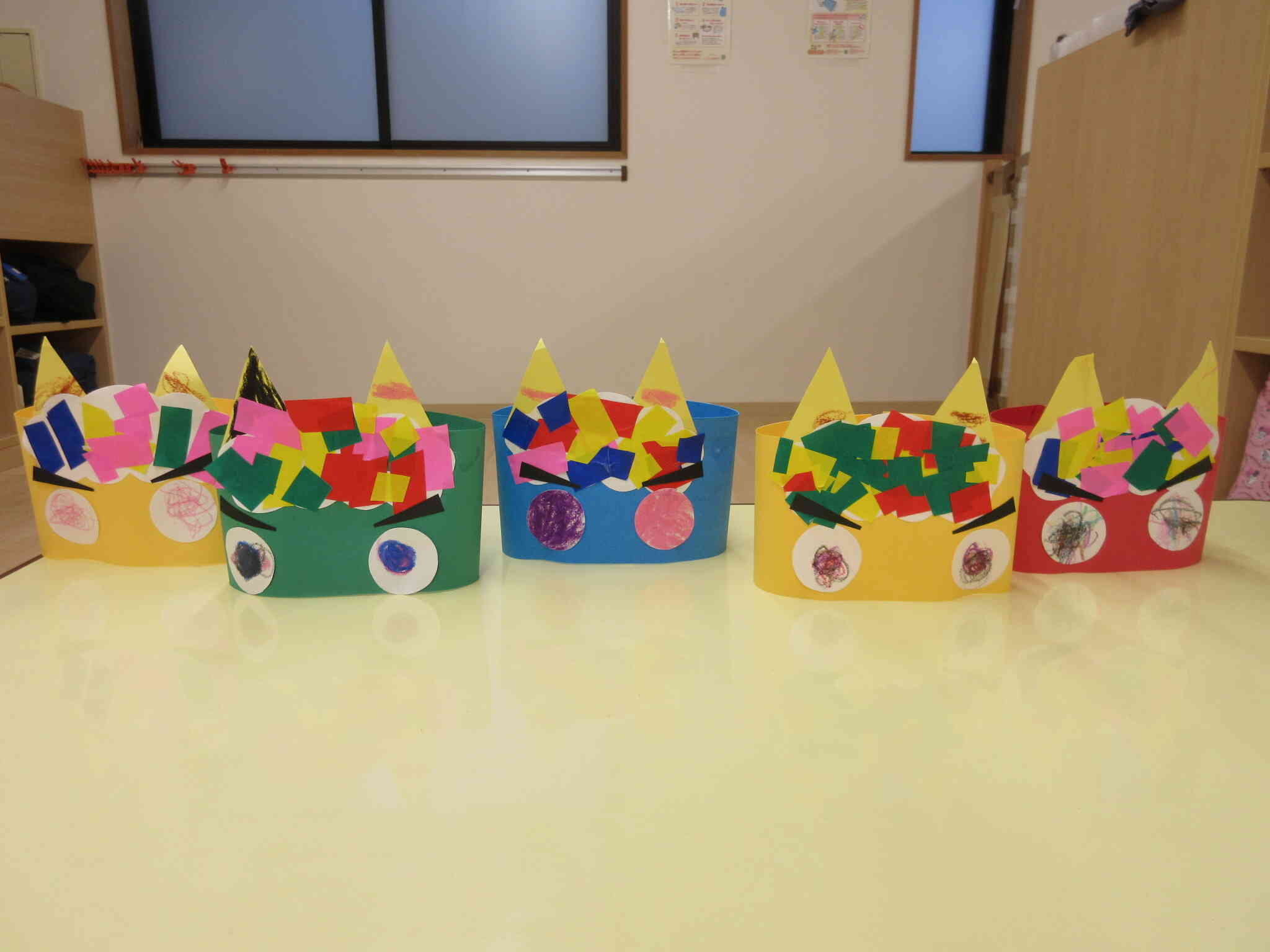 みんなの鬼が完成しました！