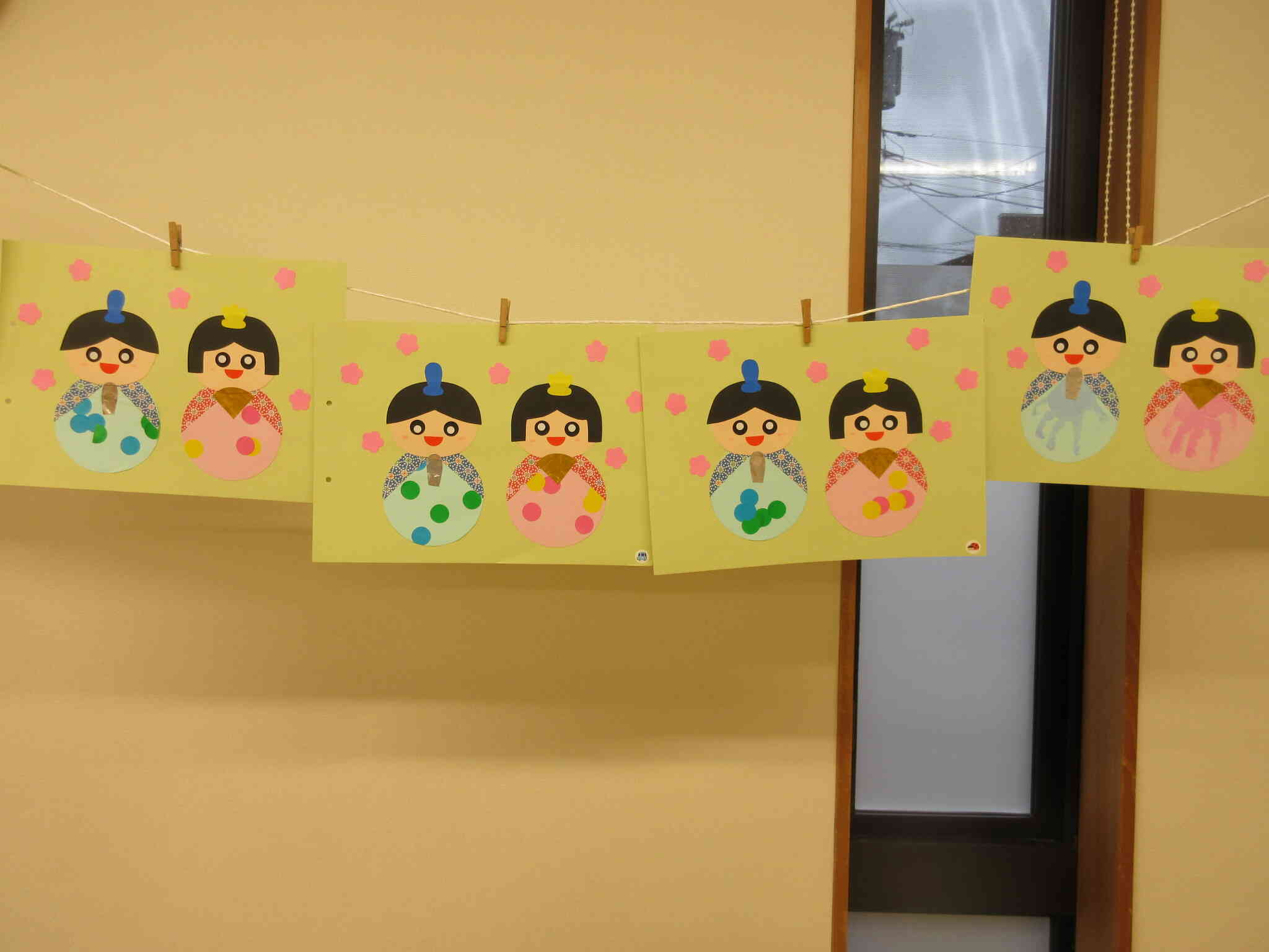 ひなまつり制作完成♪