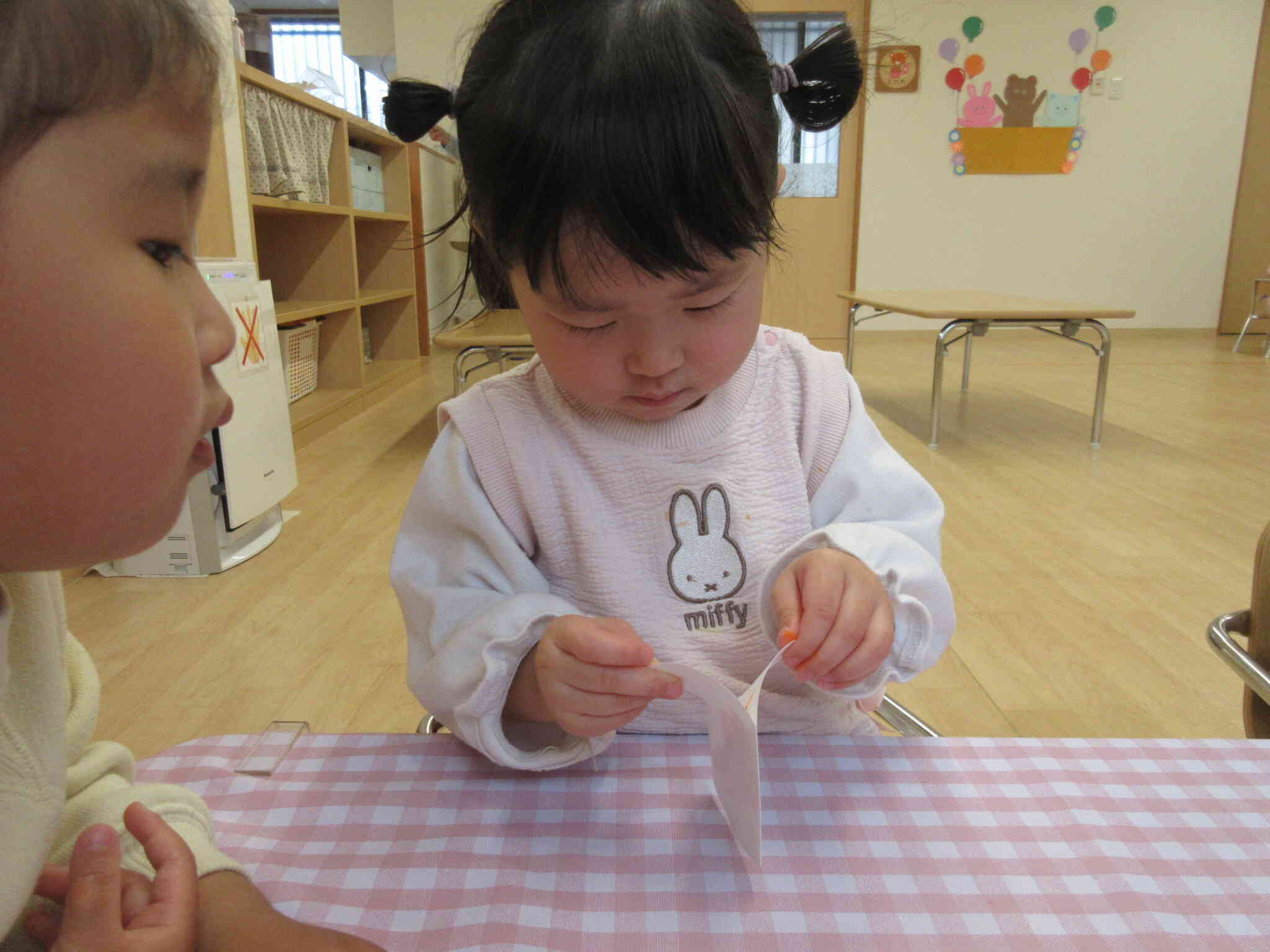 「どんな模様になるかな？」