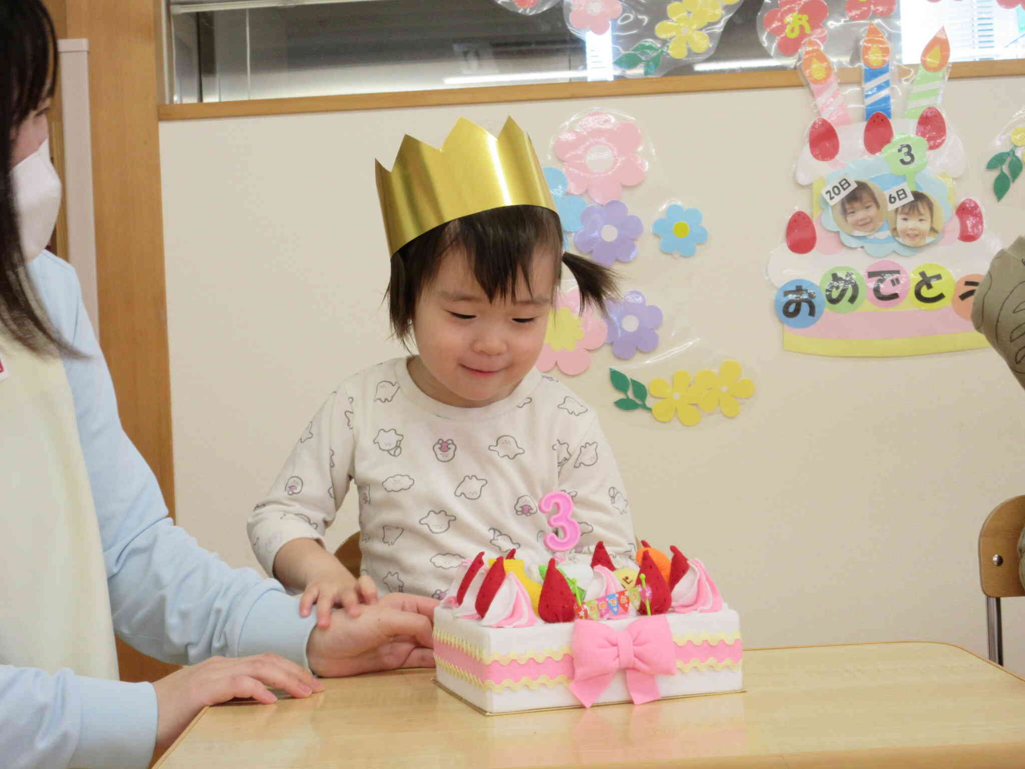 みんなからのハッピーバースデーの歌のプレゼント⭐︎