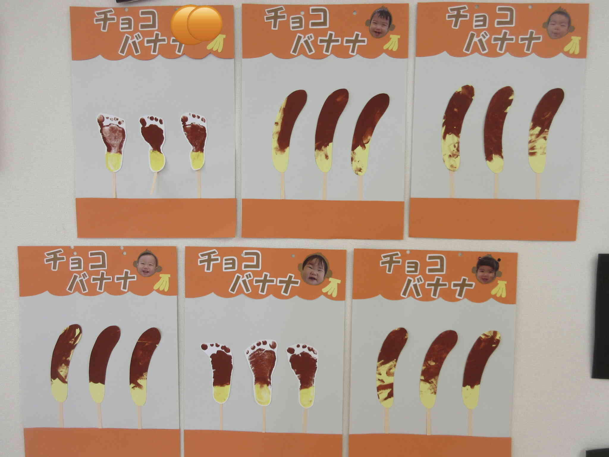 チョコバナナの屋台の完成⭐︎