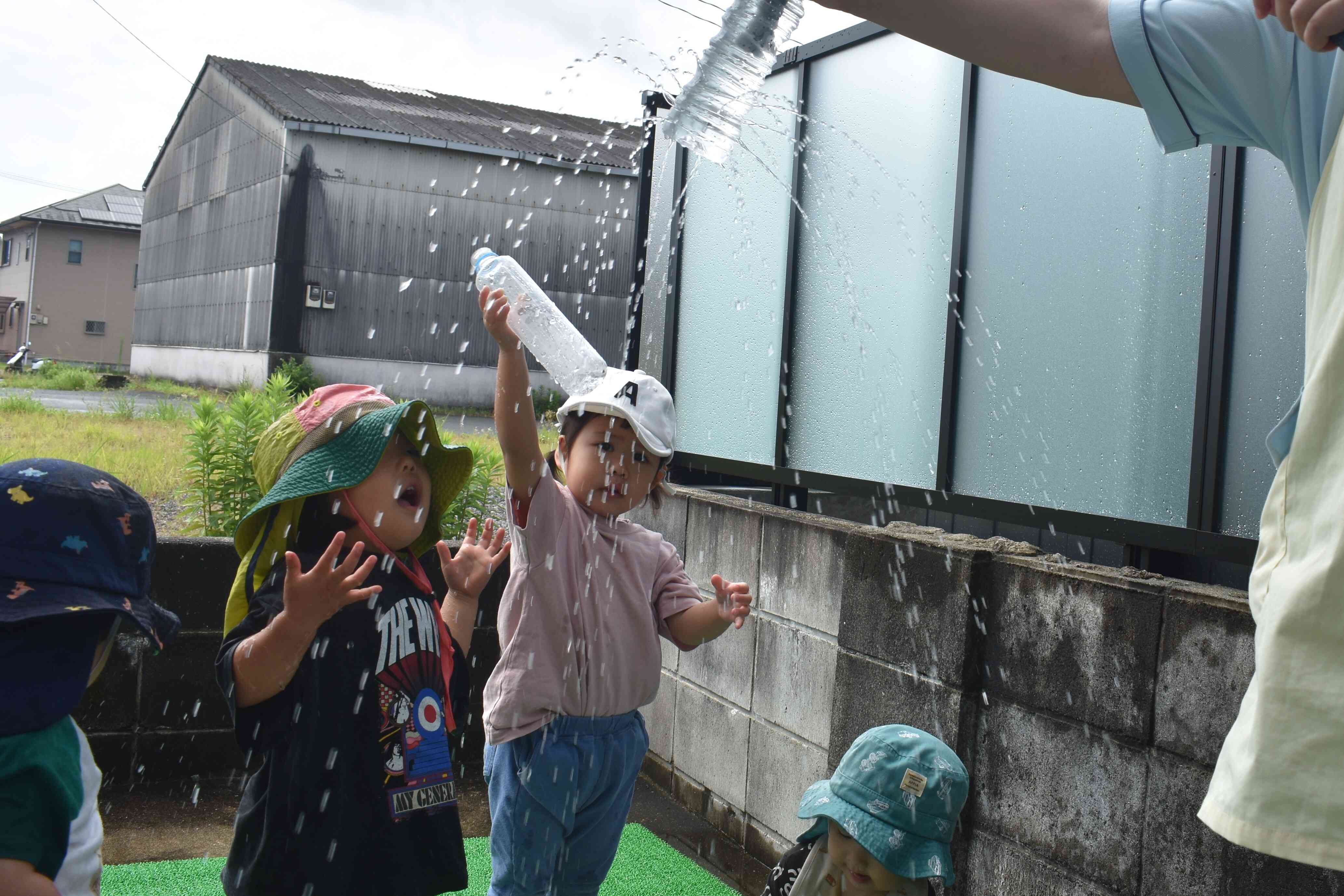 水遊び