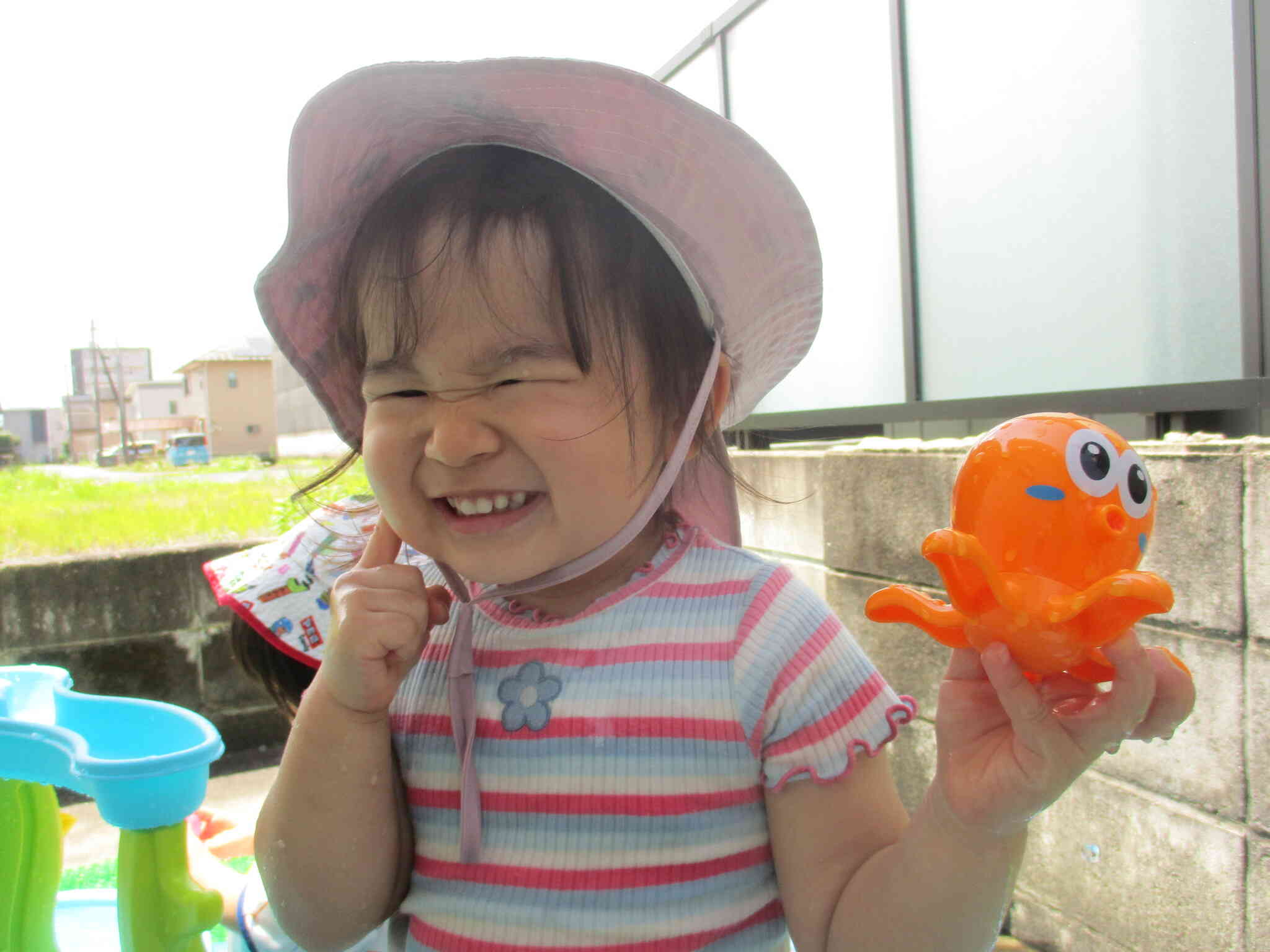 夏だ！暑いぞ！水遊び最高！