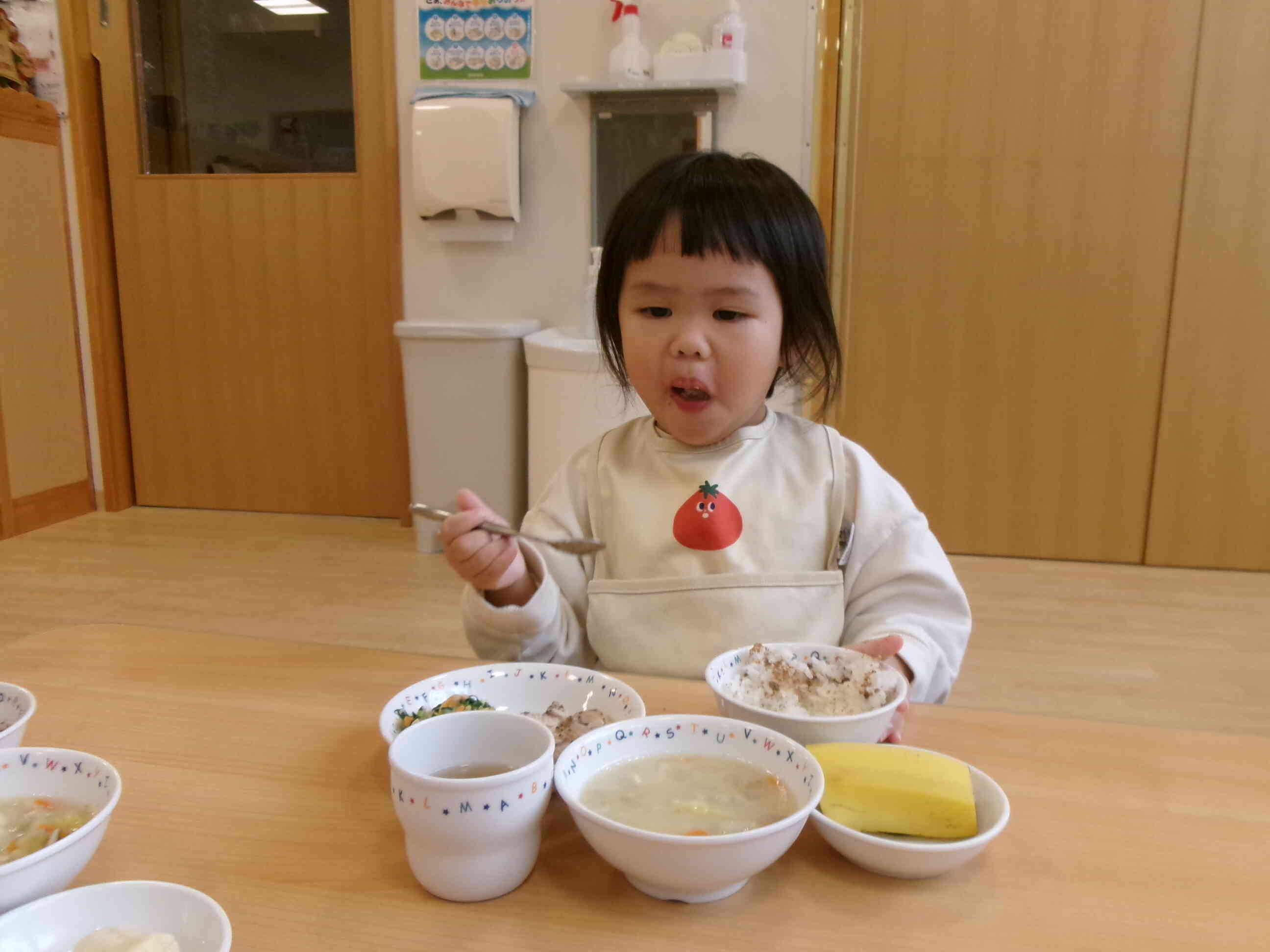 出し殻を使ったふりかけを提供しました