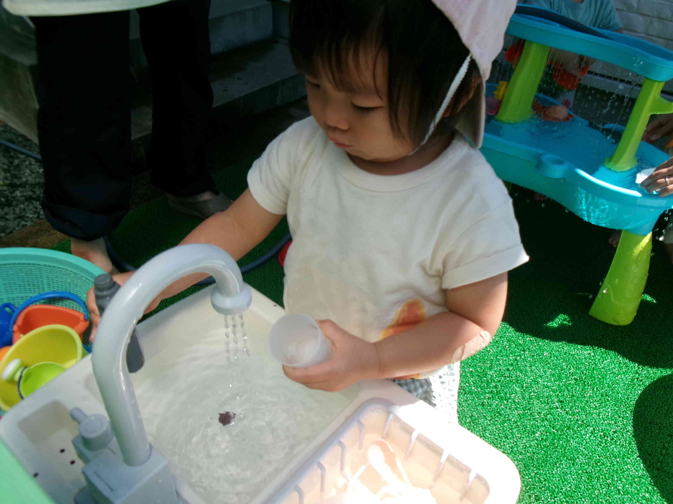 水遊び