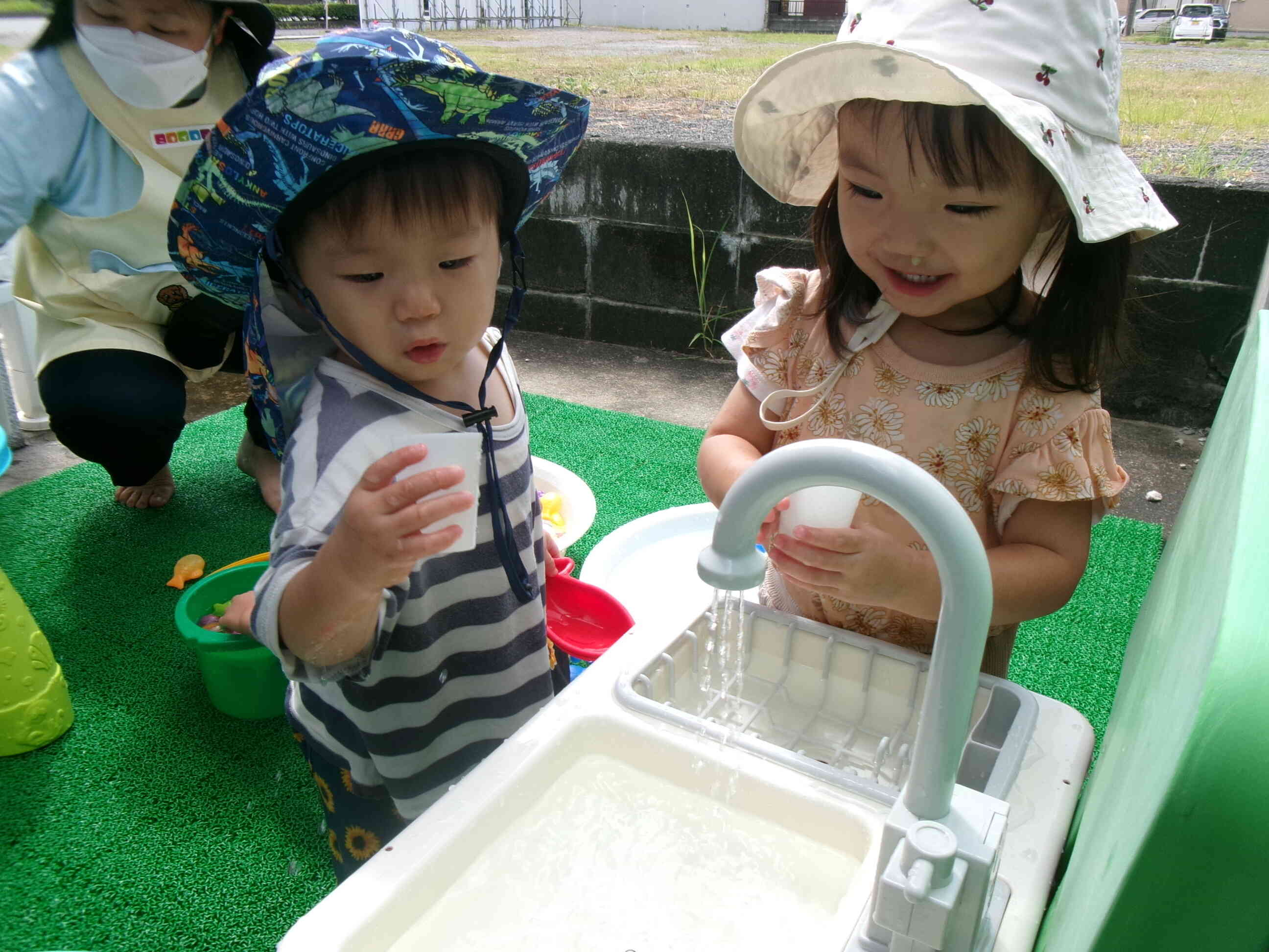 水遊び
