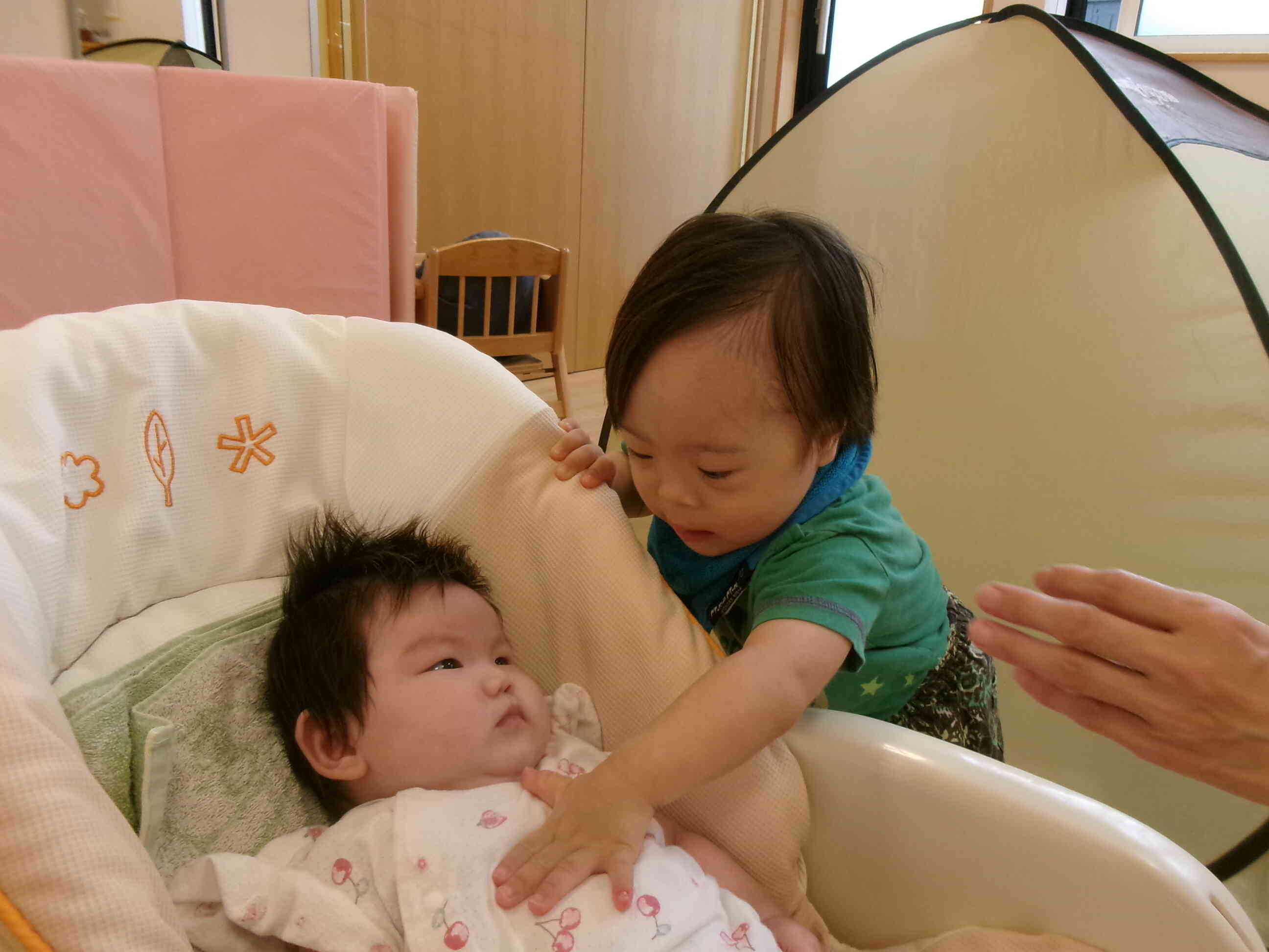 赤ちゃんかわいいね