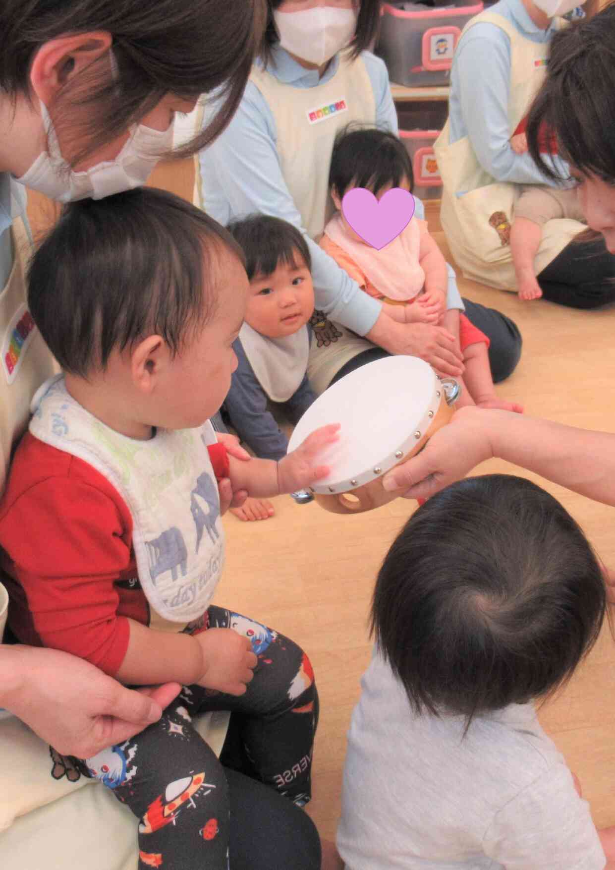 タンバリン、タンタンタン☆