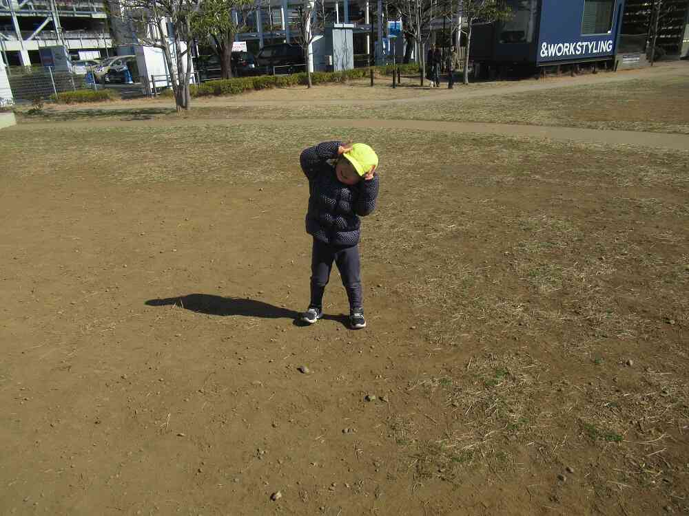 広い公園でたくさん遊ぶぞー！