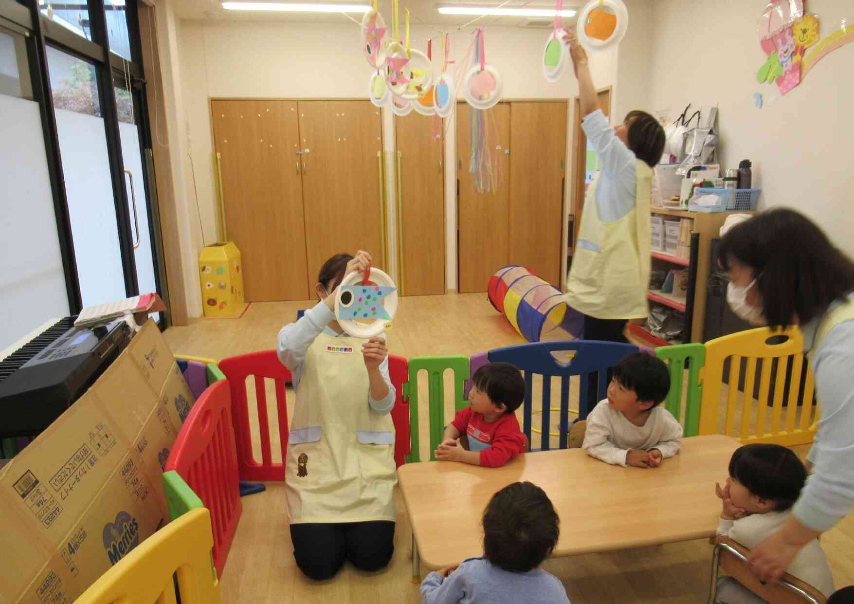 一人ひとりのこいのぼりを紹介。