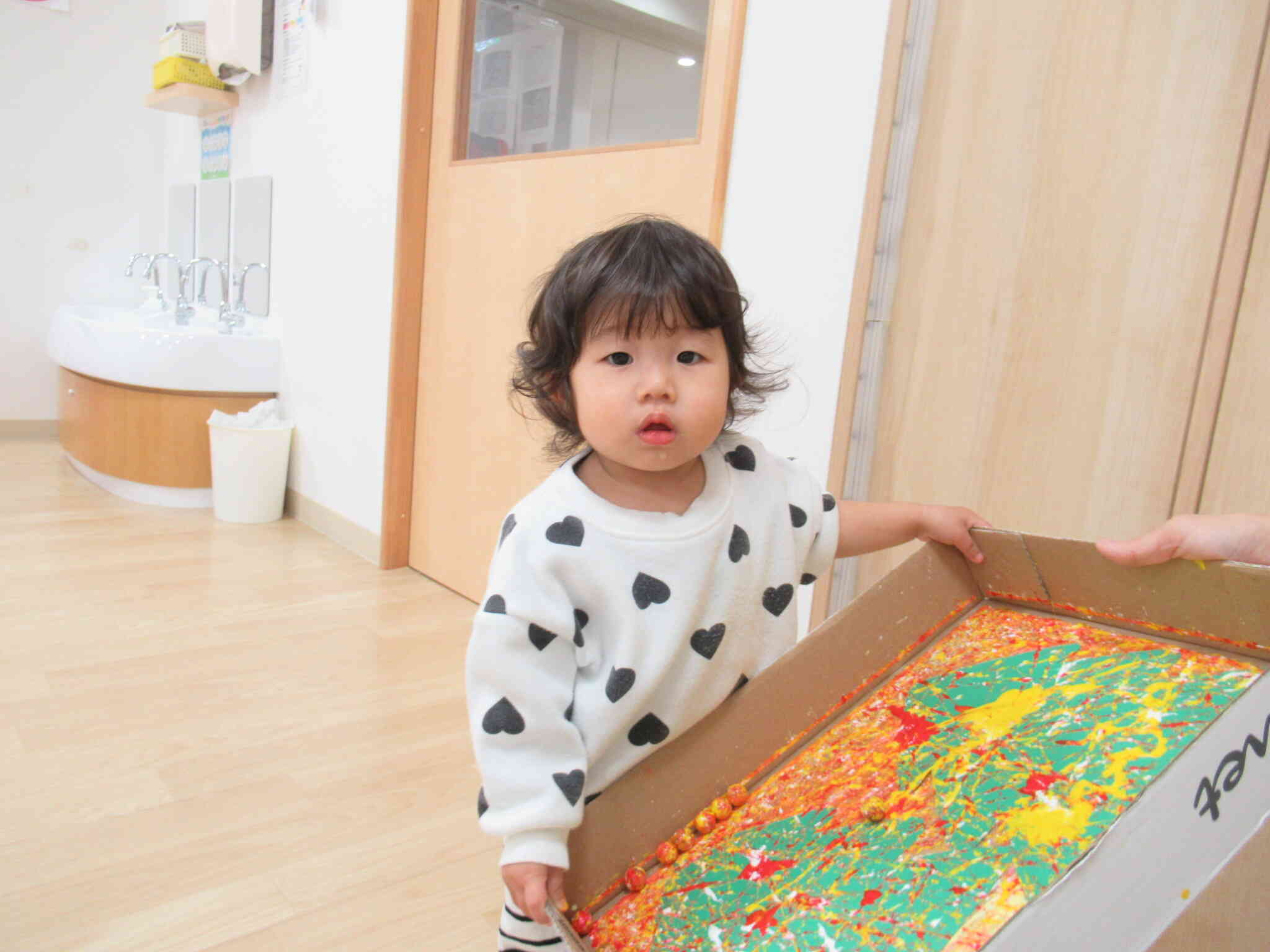 見てみて、キレイにできたよ～