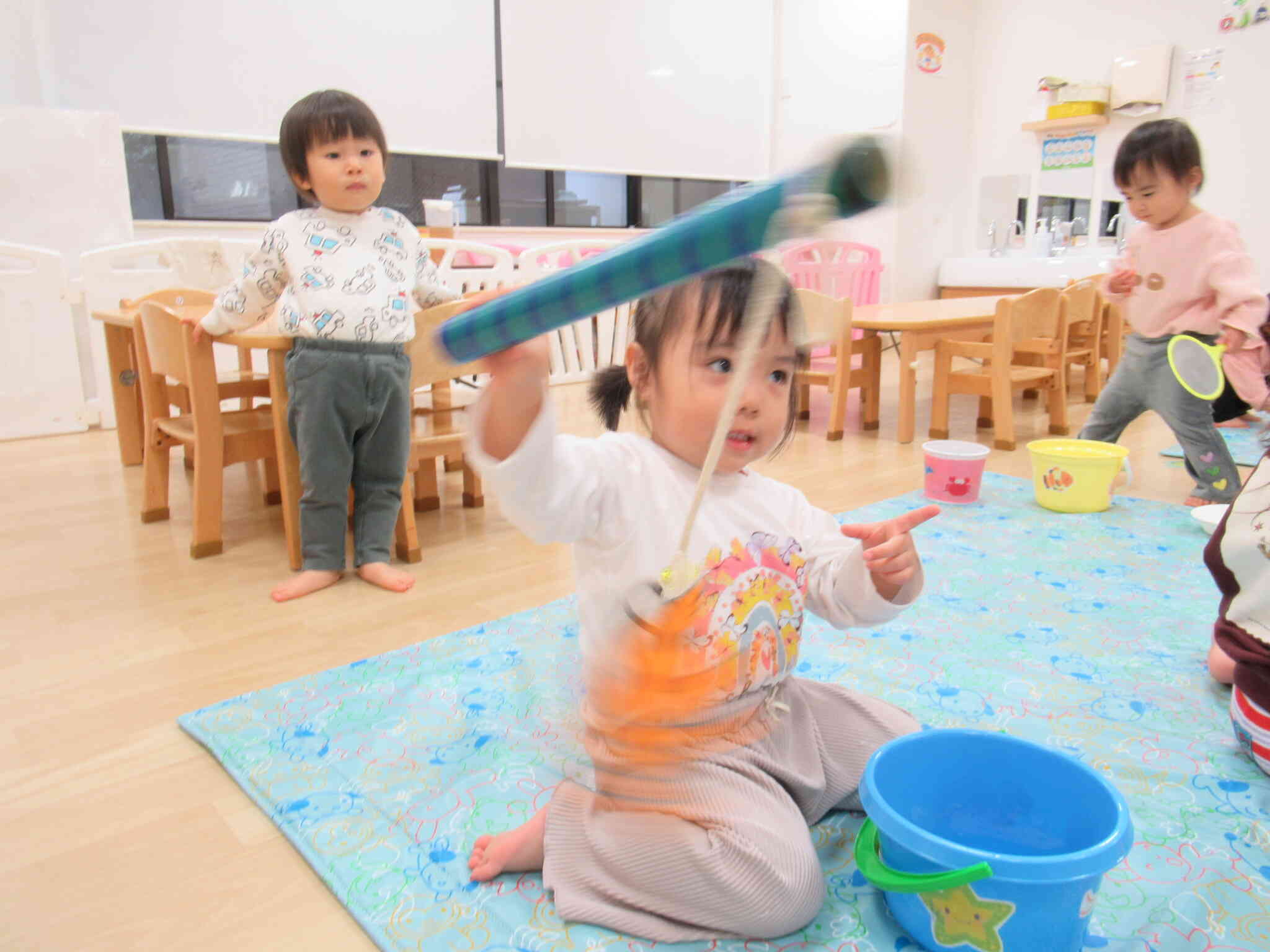 せんせい!つれたよ!