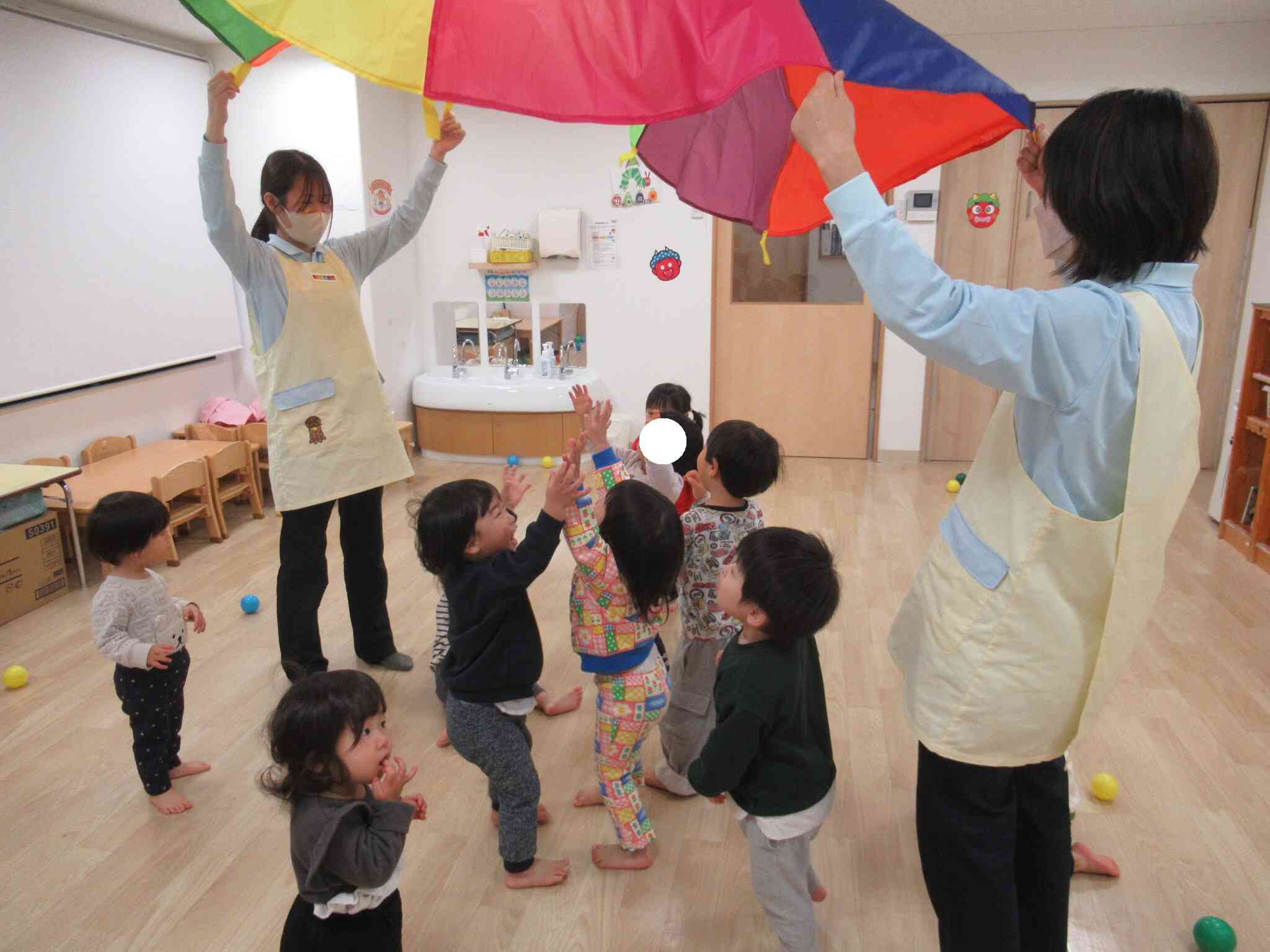 パラバルーン面白いね♪