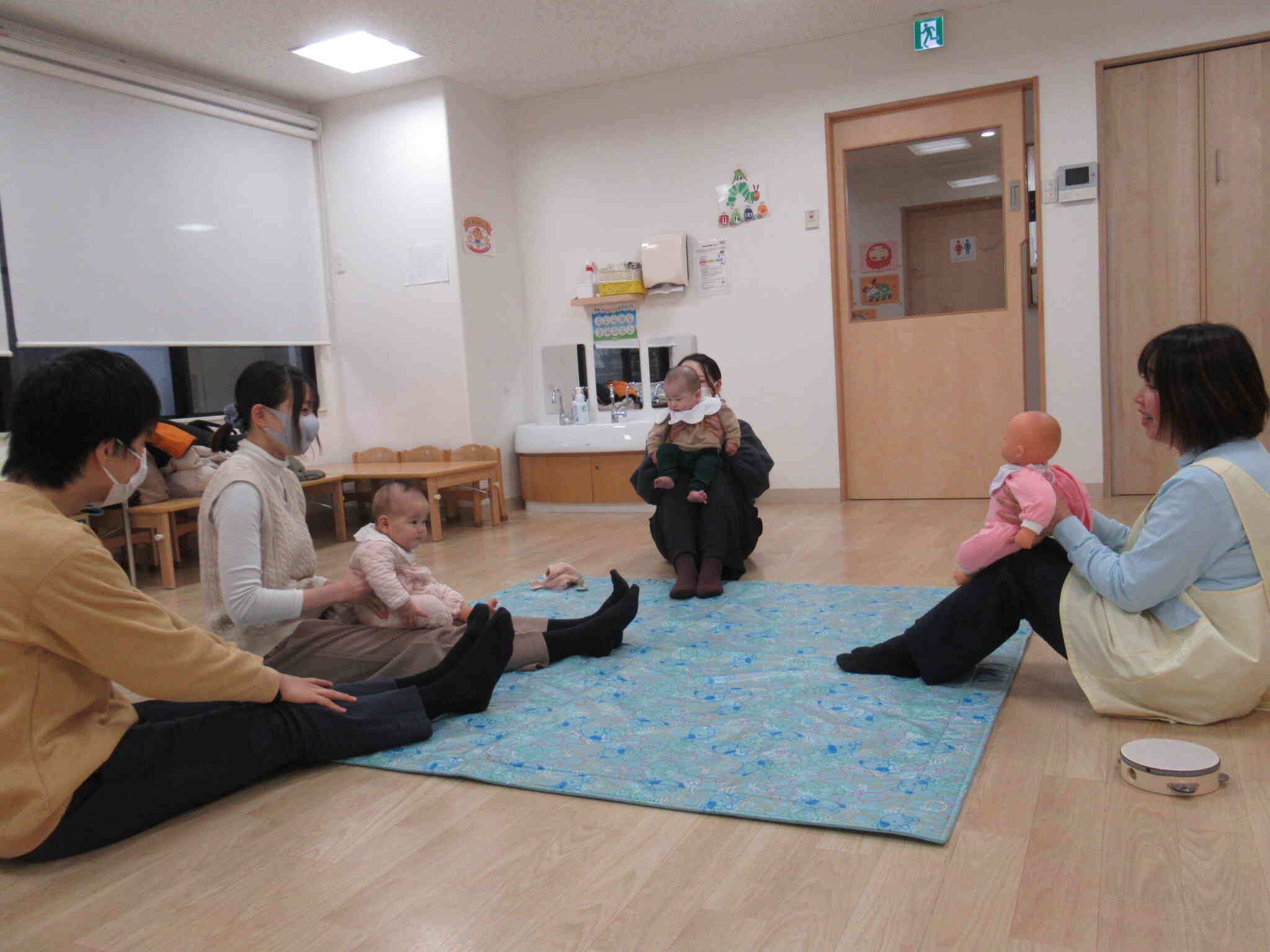 1月17日　子育て広場の様子