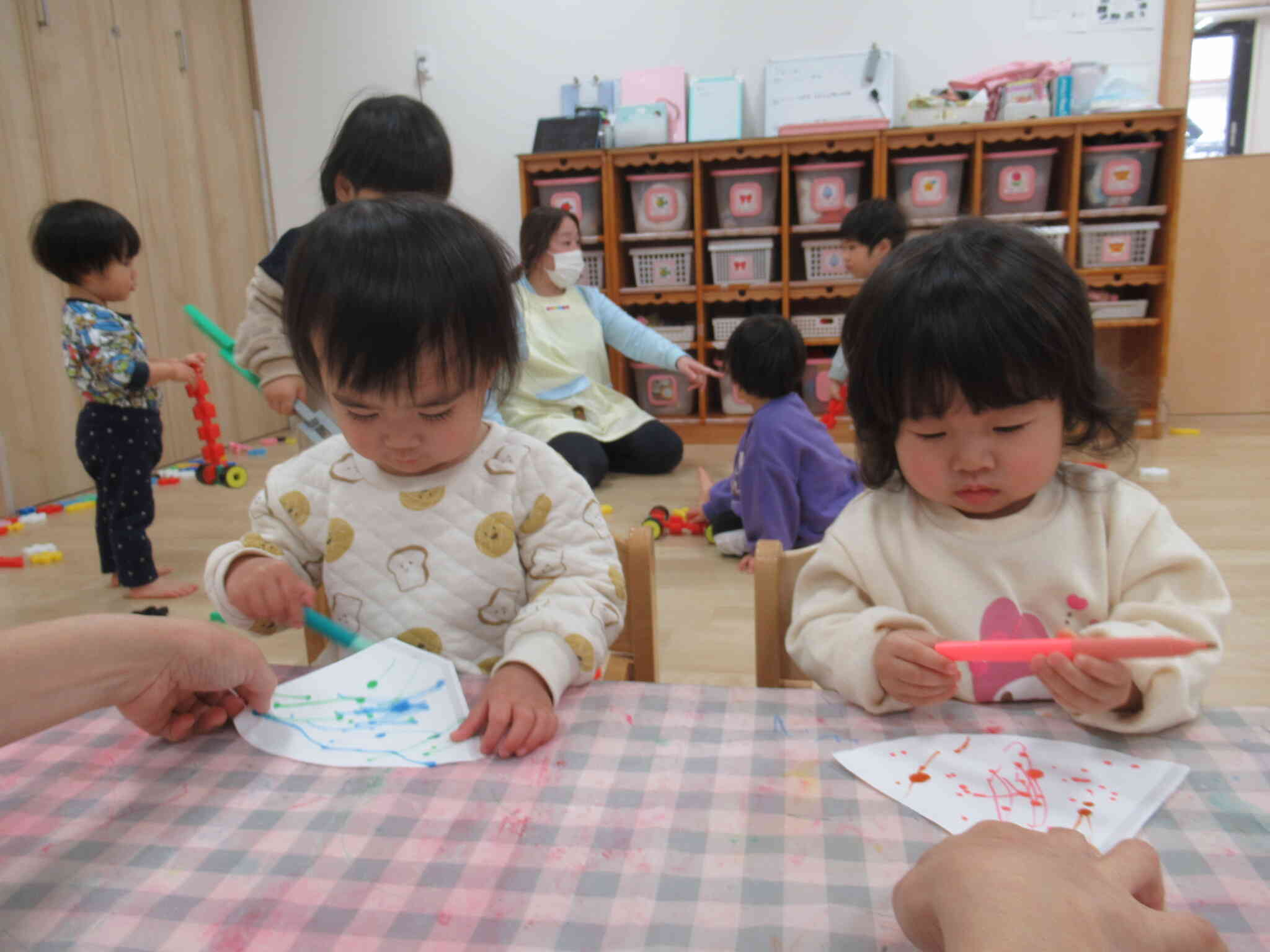 にじみ絵（あひる組）