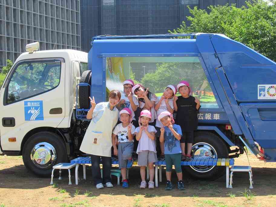 4、5歳児リサイクル教室に参加しました。｜ニチイキッズ葛飾に