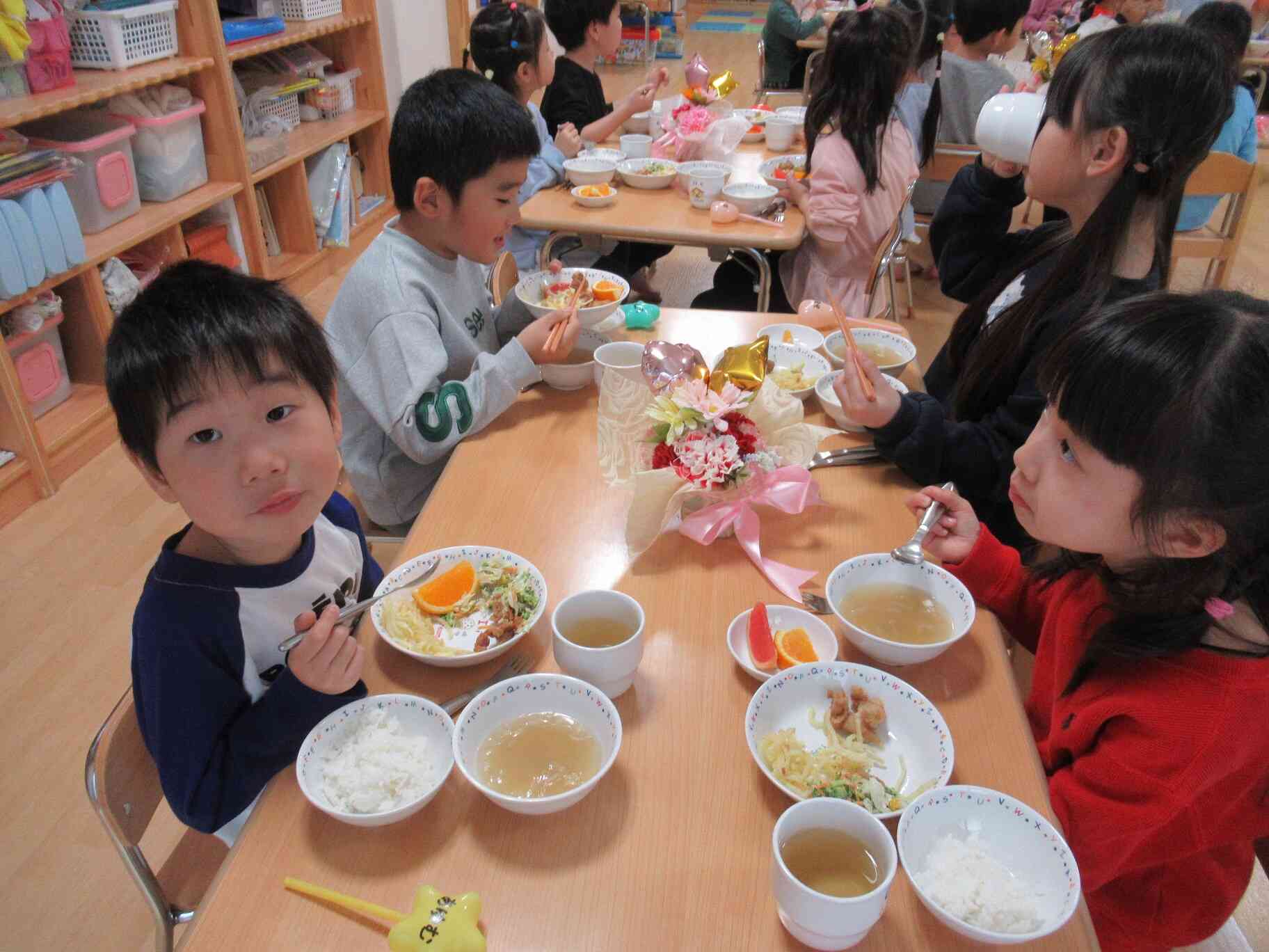 たくさん食べたよ！