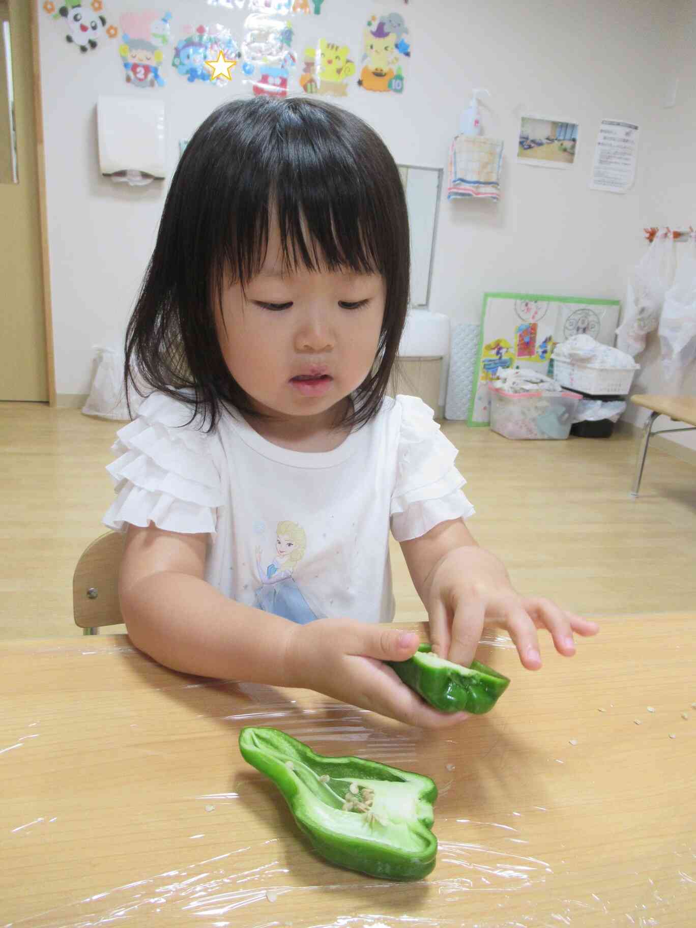 丁寧に種とりしたよ！