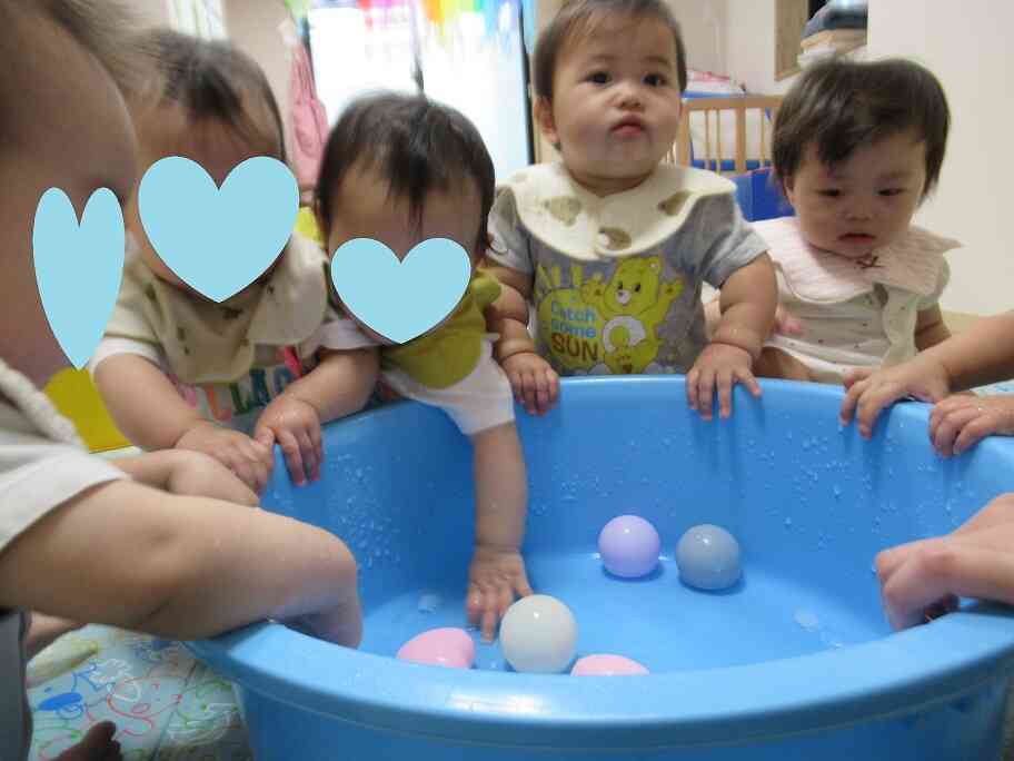 水あそびしたよ！
