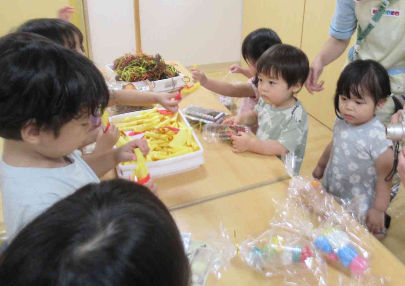 あひる組さんで流行っていること♪（1歳児クラス）