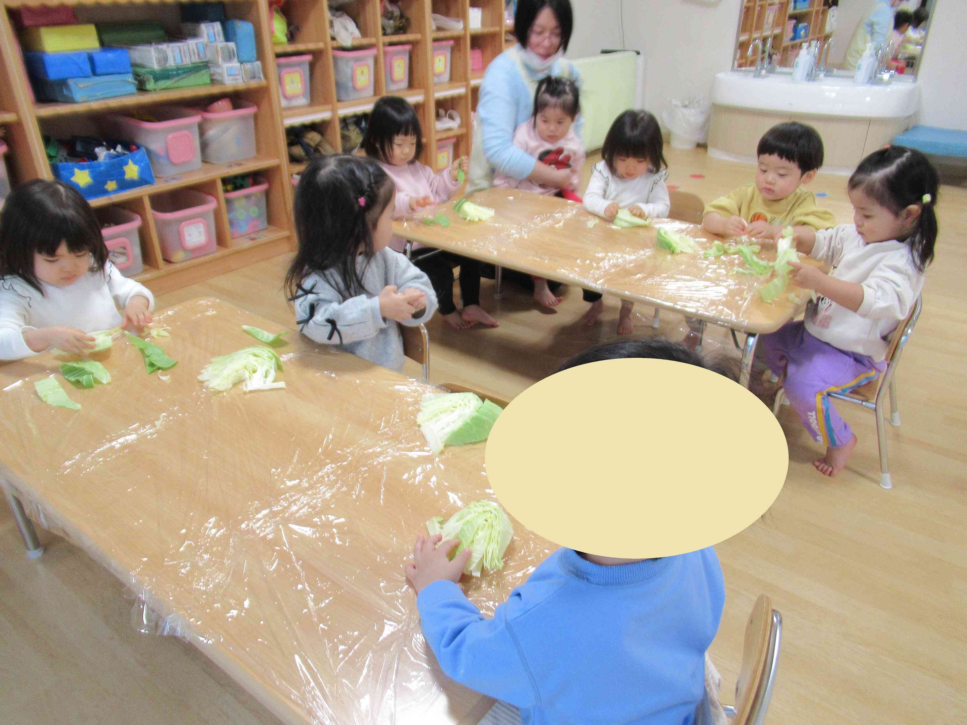 指先でちぎってみよう！