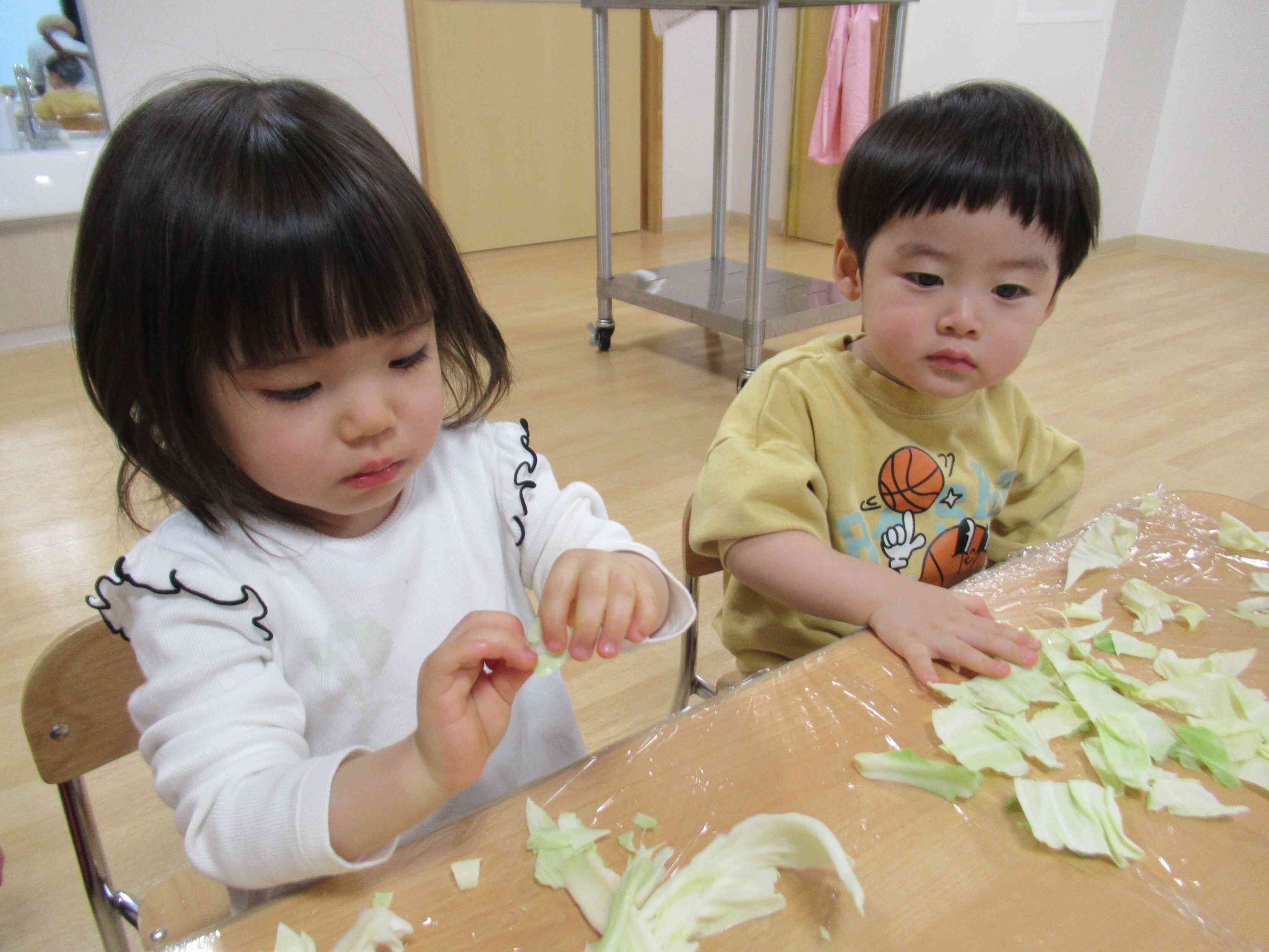 いっぱいちぎったよ♪