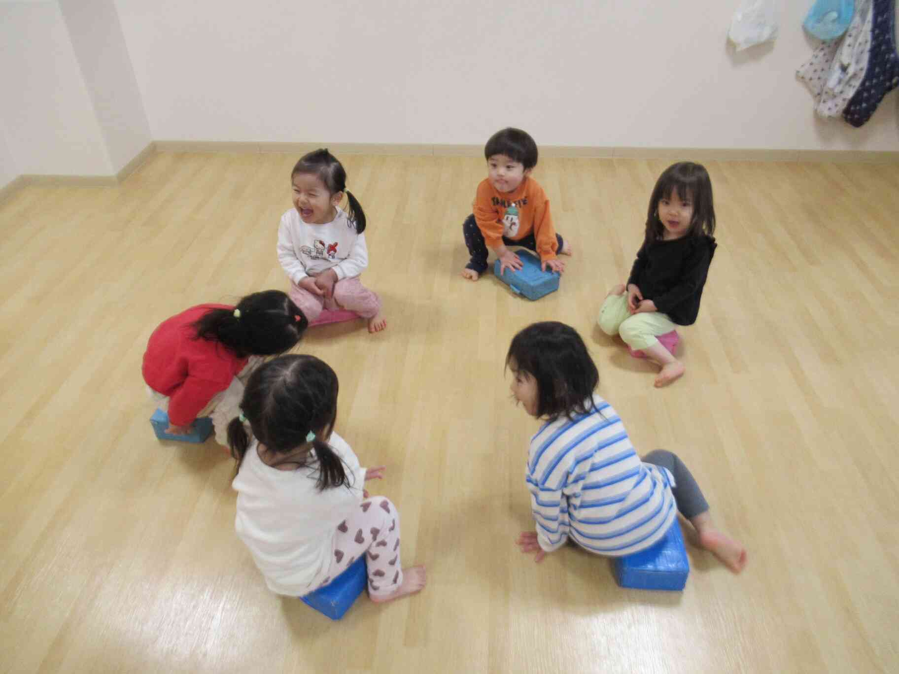 椅子とりゲームをしたよ