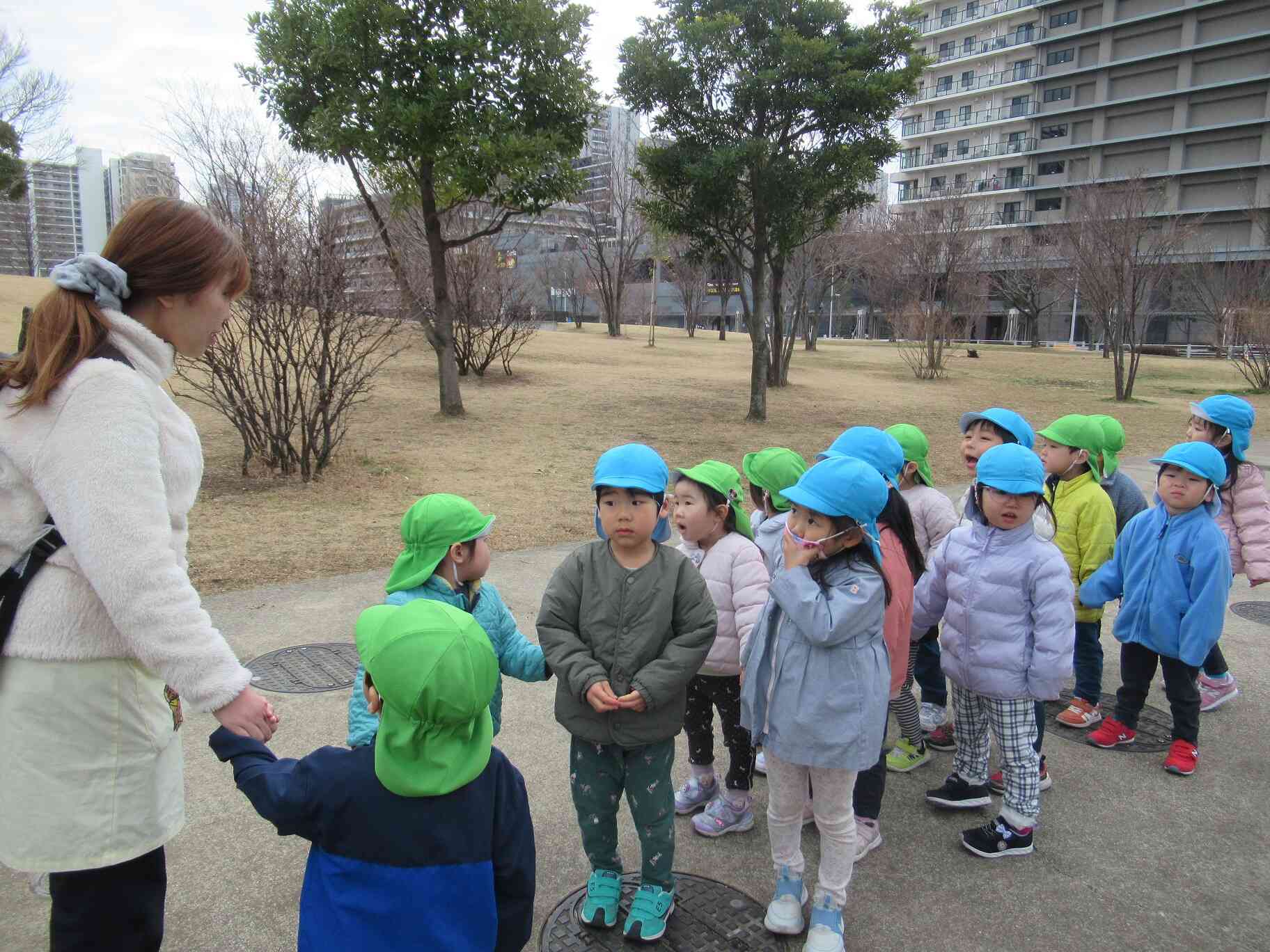 りす組さんとお散歩にいったよ！