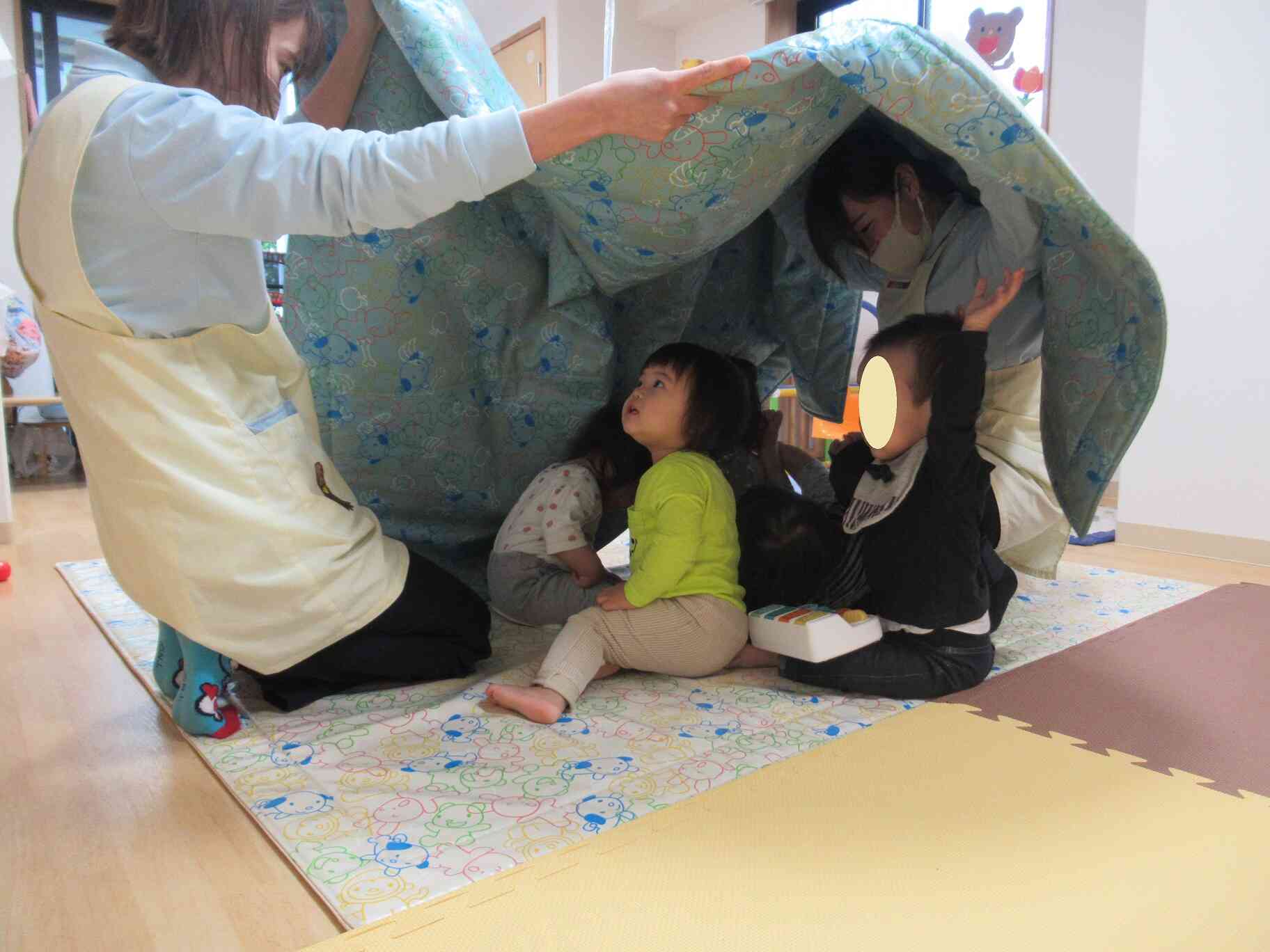 避難訓練の様子（全クラス）