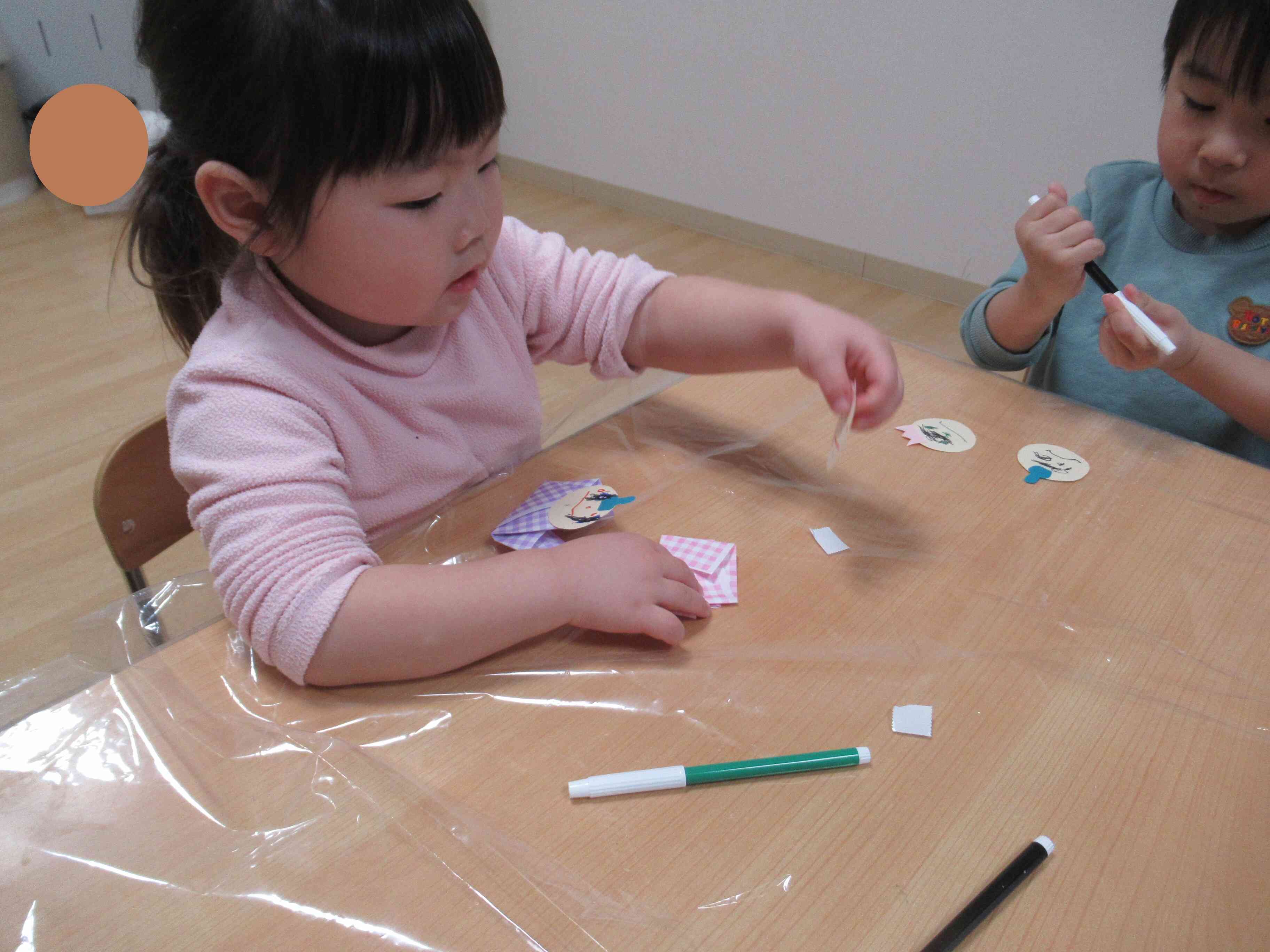 「お雛様作りをしたよ」