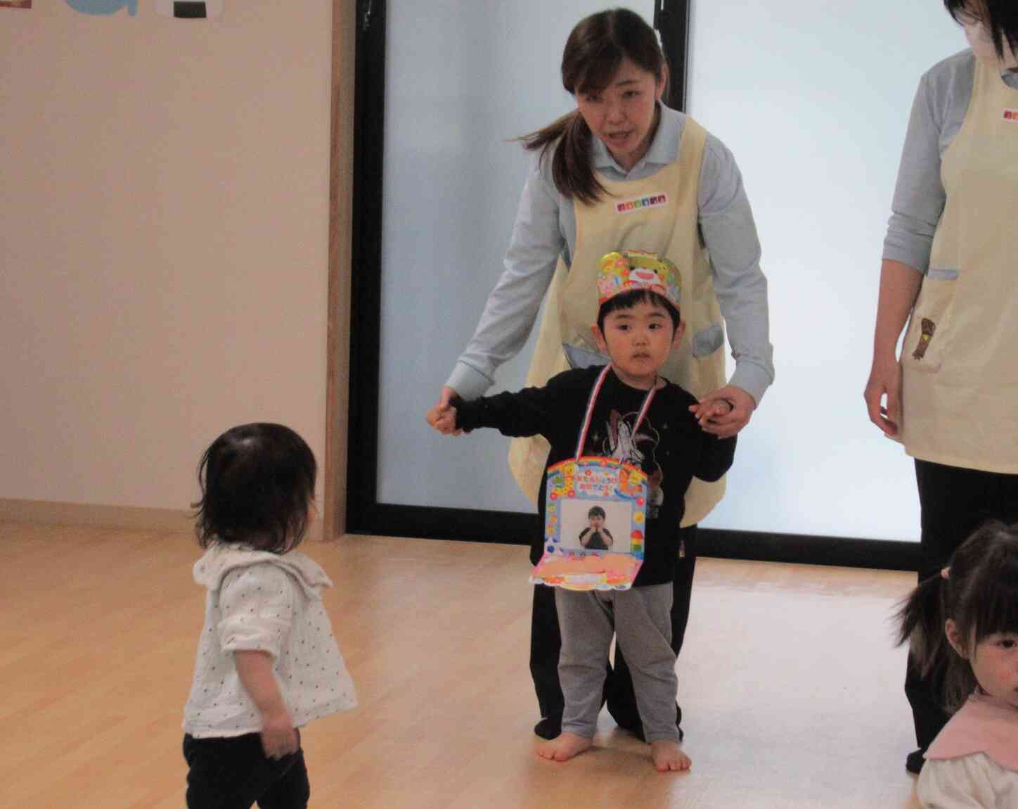 うさぎ組も友だちが増えました（2歳児クラス）